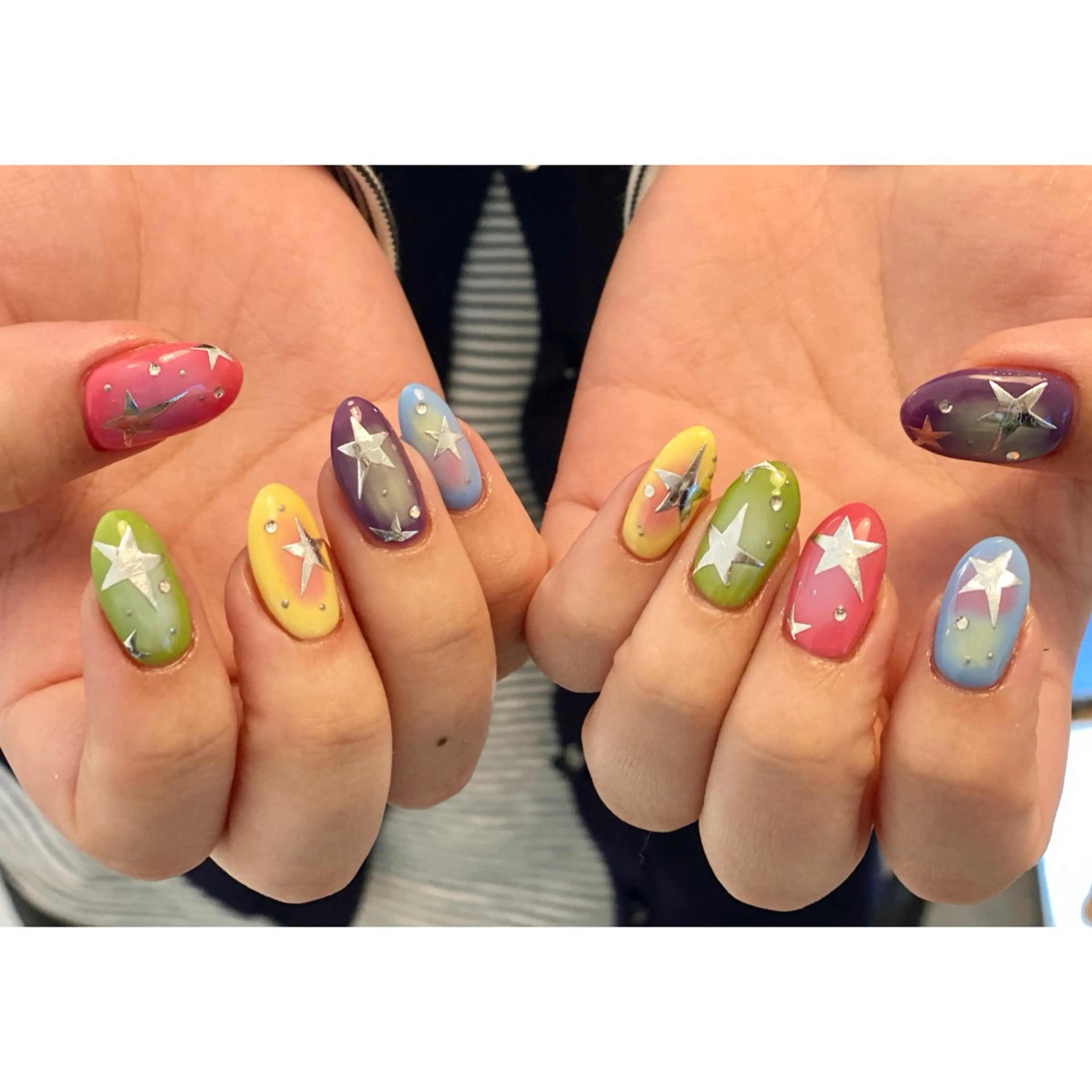 ネイル ハンドネイル ⏦Little 𐙚 Nail⏦のネイルデザイン