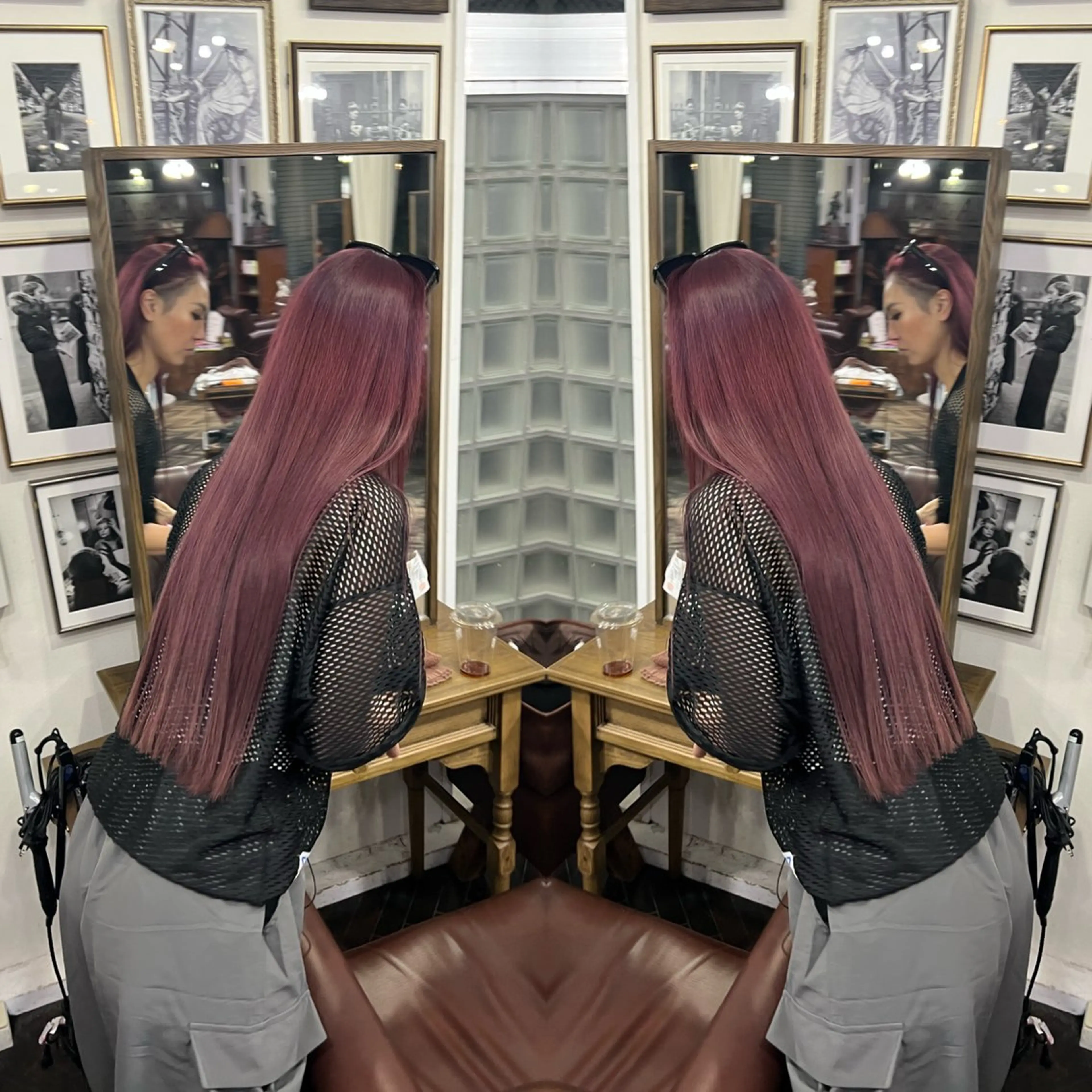 ロング カラー ハイライト/レイヤー /ハイトーン/AOIのヘアスタイル