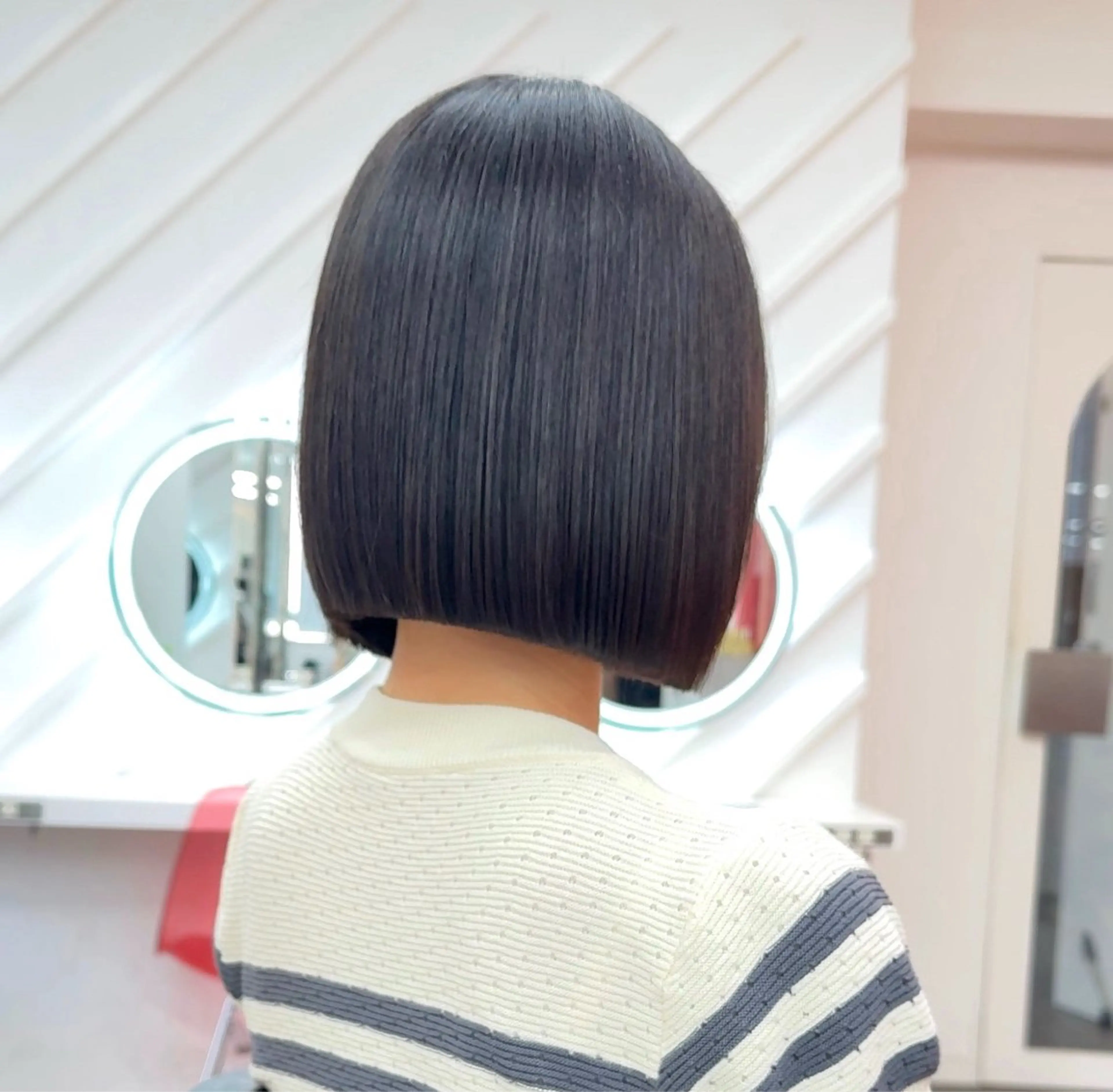 ショート 莉乃/縮毛矯正/髪質 改善/艶カラーのヘアスタイル