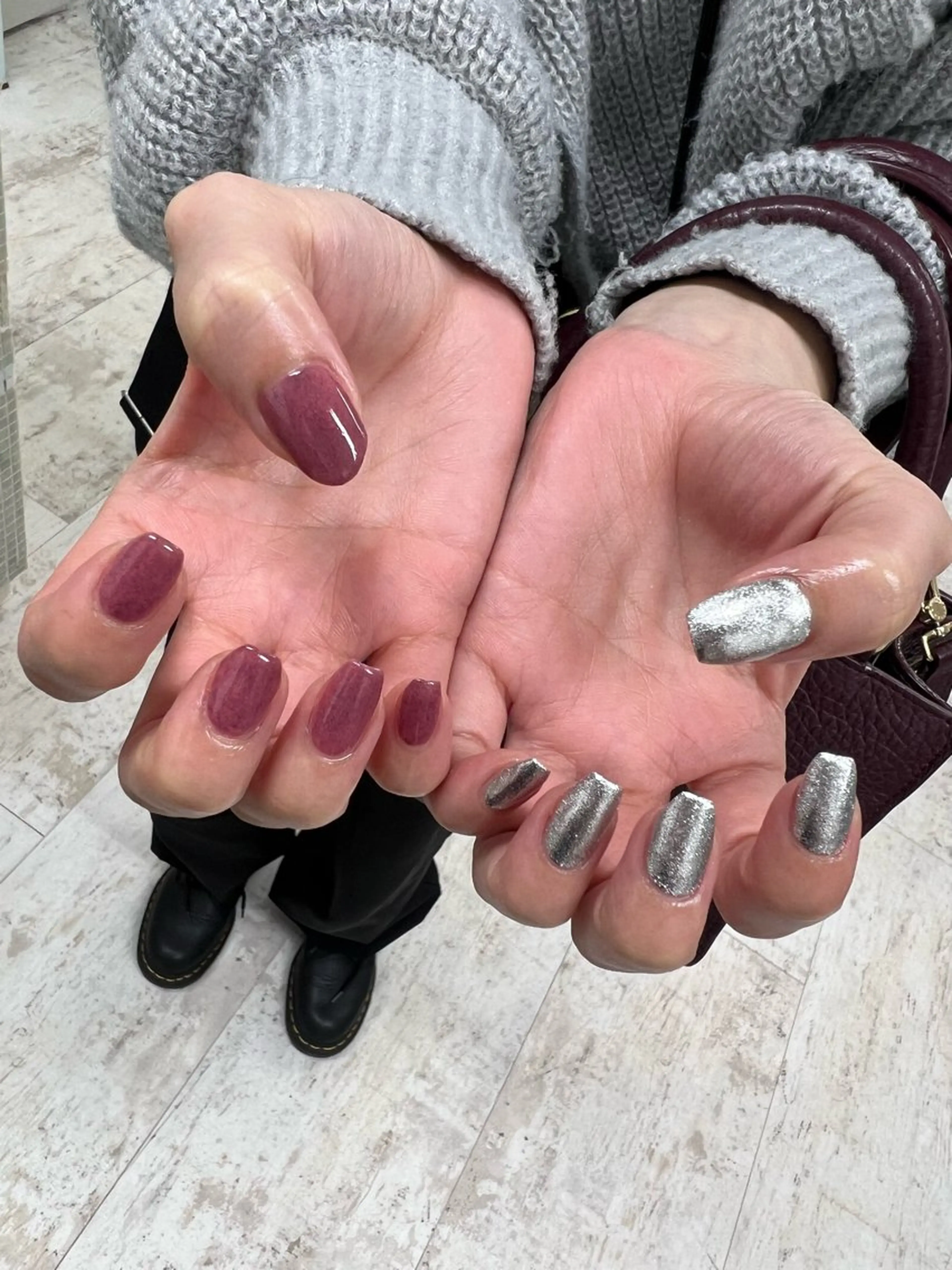 ネイル ワンカラーネイル 吉田 里菜のネイルデザイン