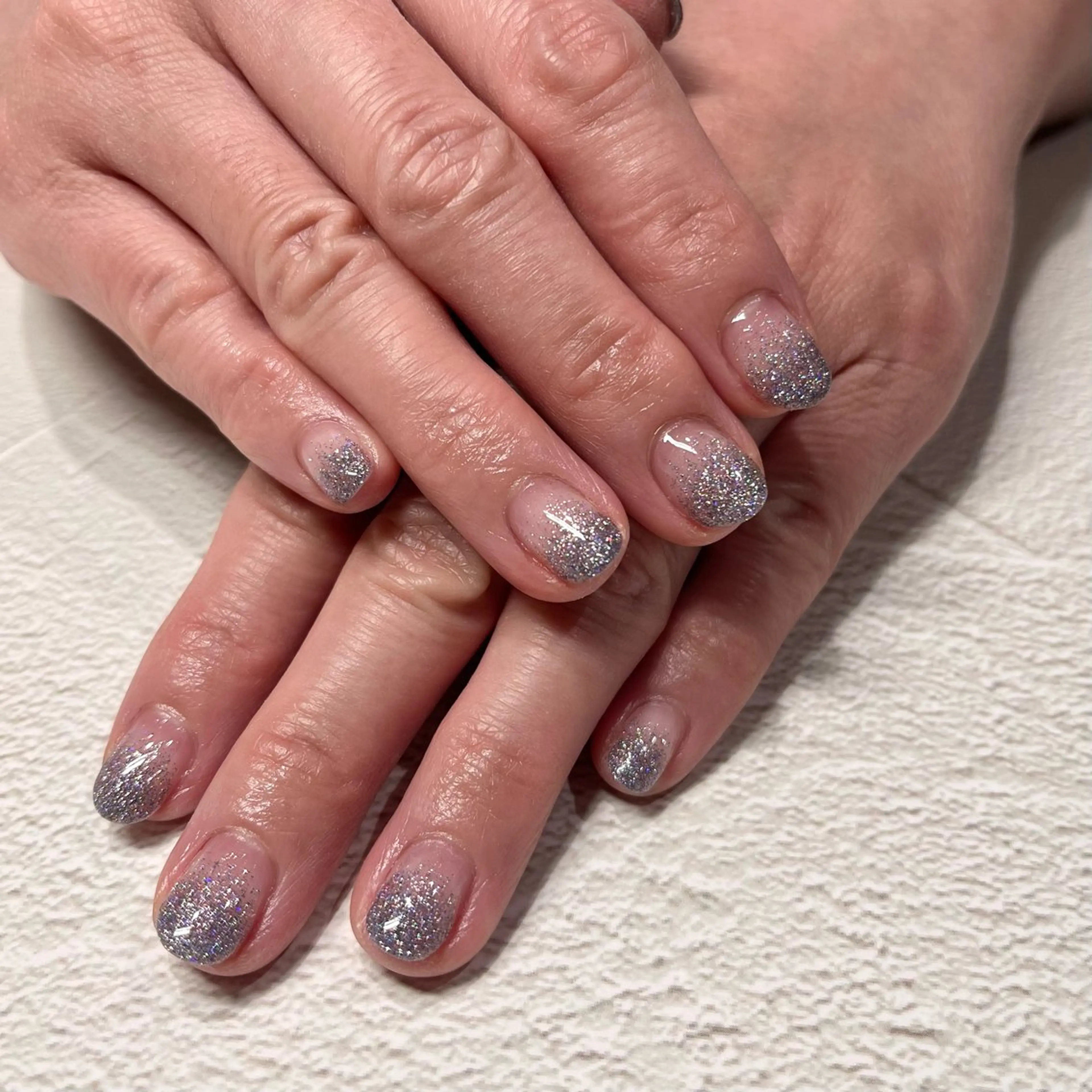 ネイル グラデーション ラメ(グリッター) ラメグラデーション 樋口 夢子のネイルデザイン