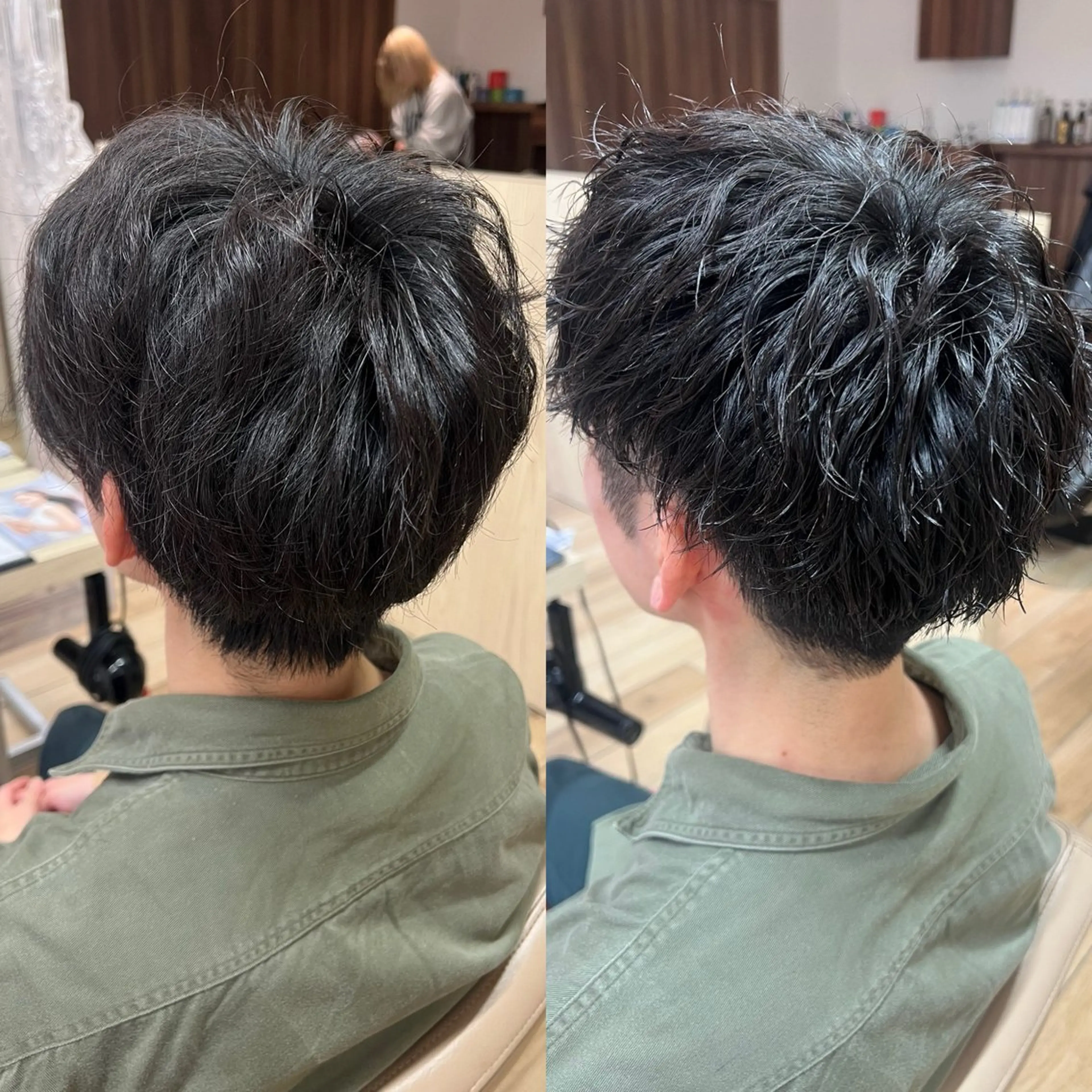 パーマ メンズ カット パーマ 高橋 香奈のヘアスタイル