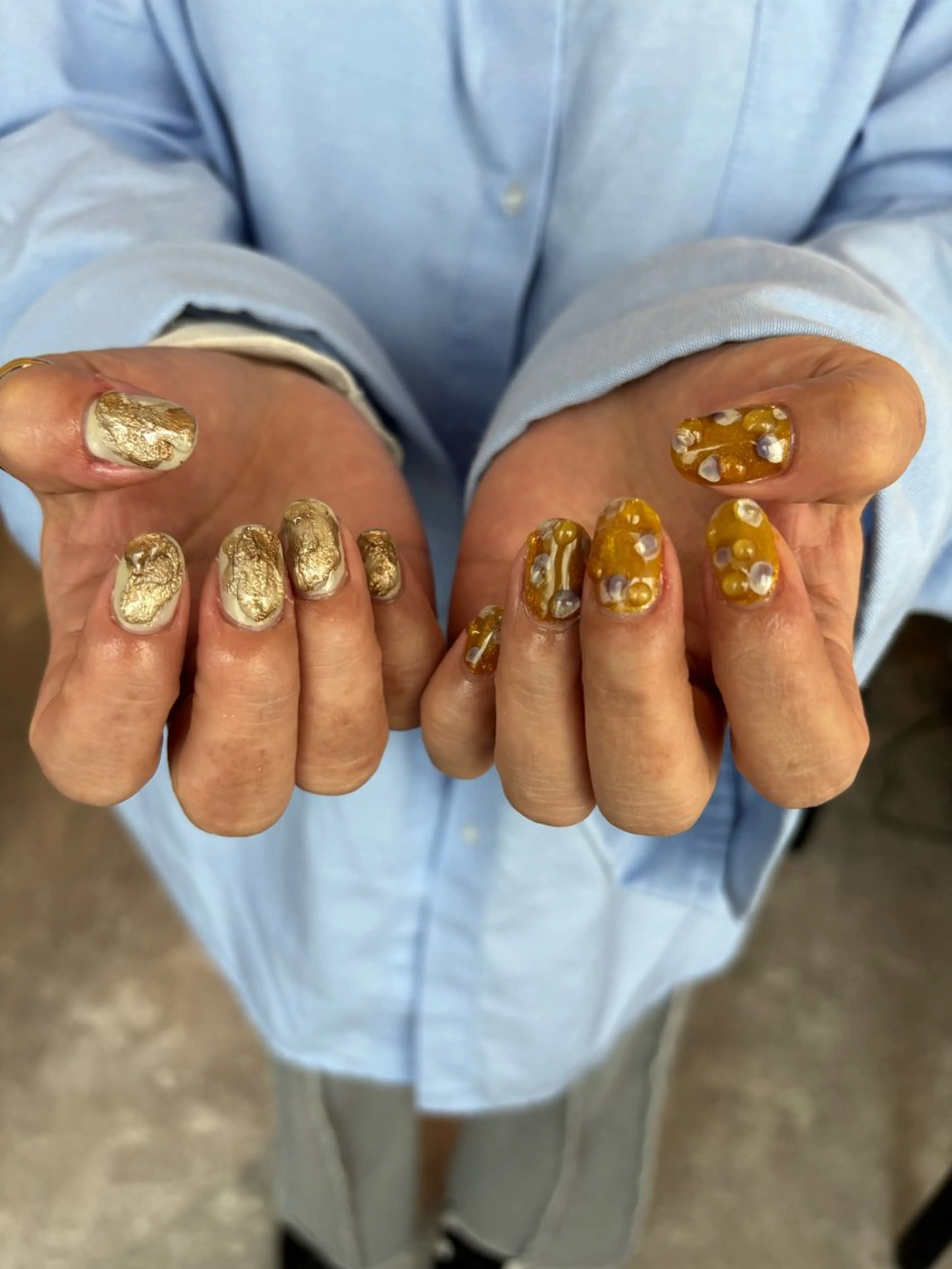 ネイル ハンドネイル 【新宿三丁目】 もえNoël🎨🤍のネイルデザイン