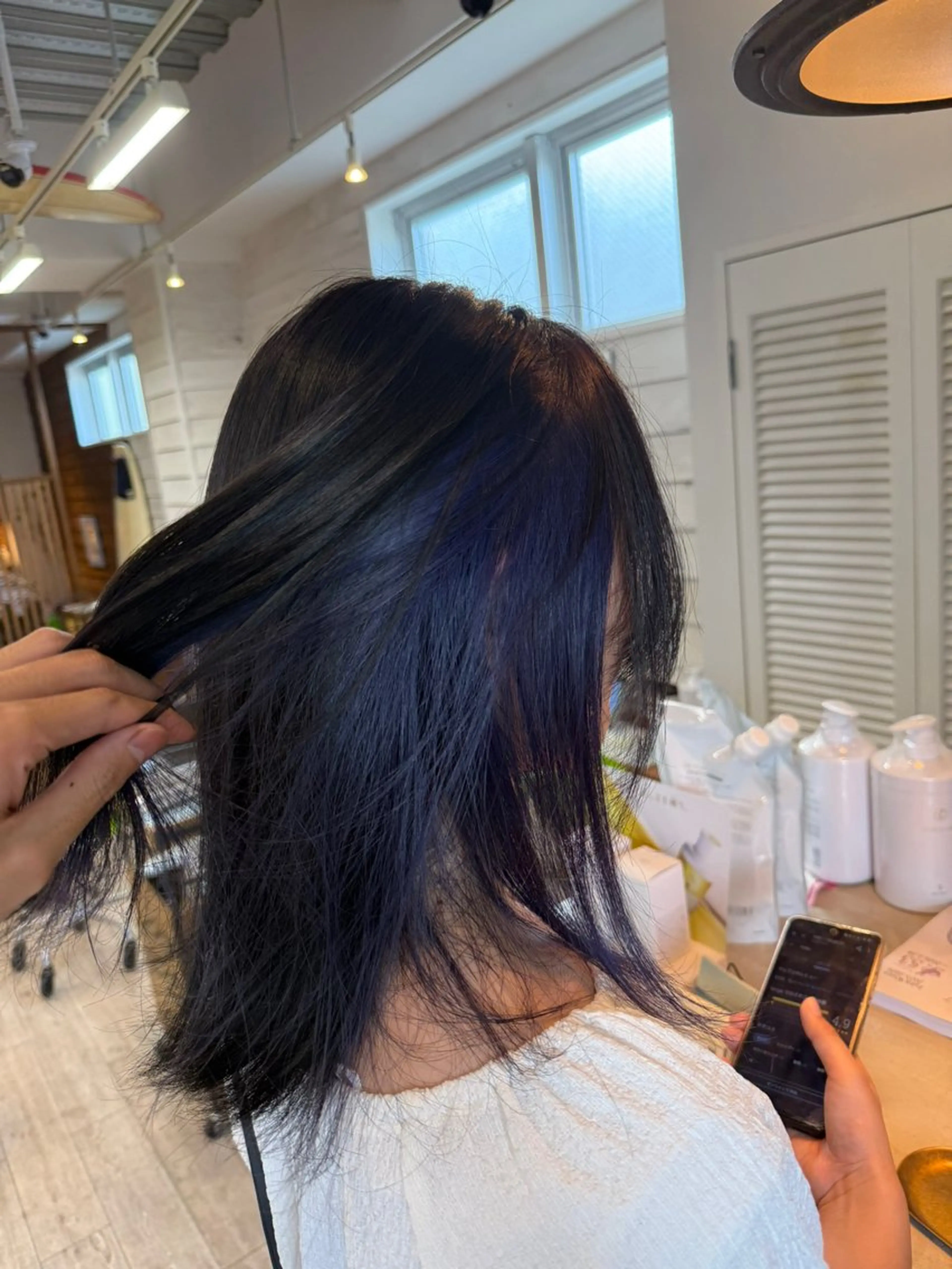 セミロング ヘアカラー 下島 優人のヘアスタイル