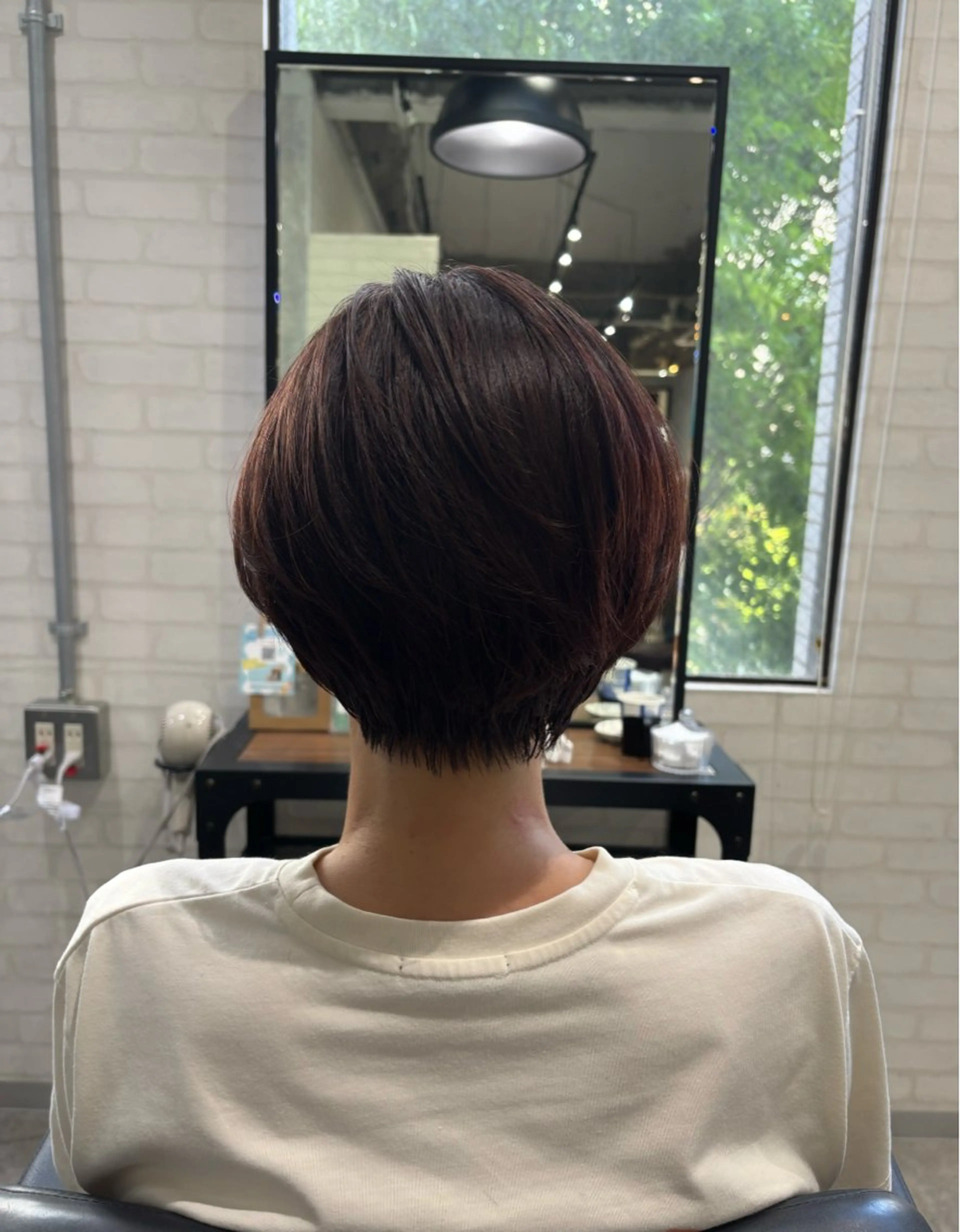 ショート カラー ヘアアレンジ カット ヘアカラー トリートメント kei🤎ベージュ /透明感カラー/博多のヘアスタイル