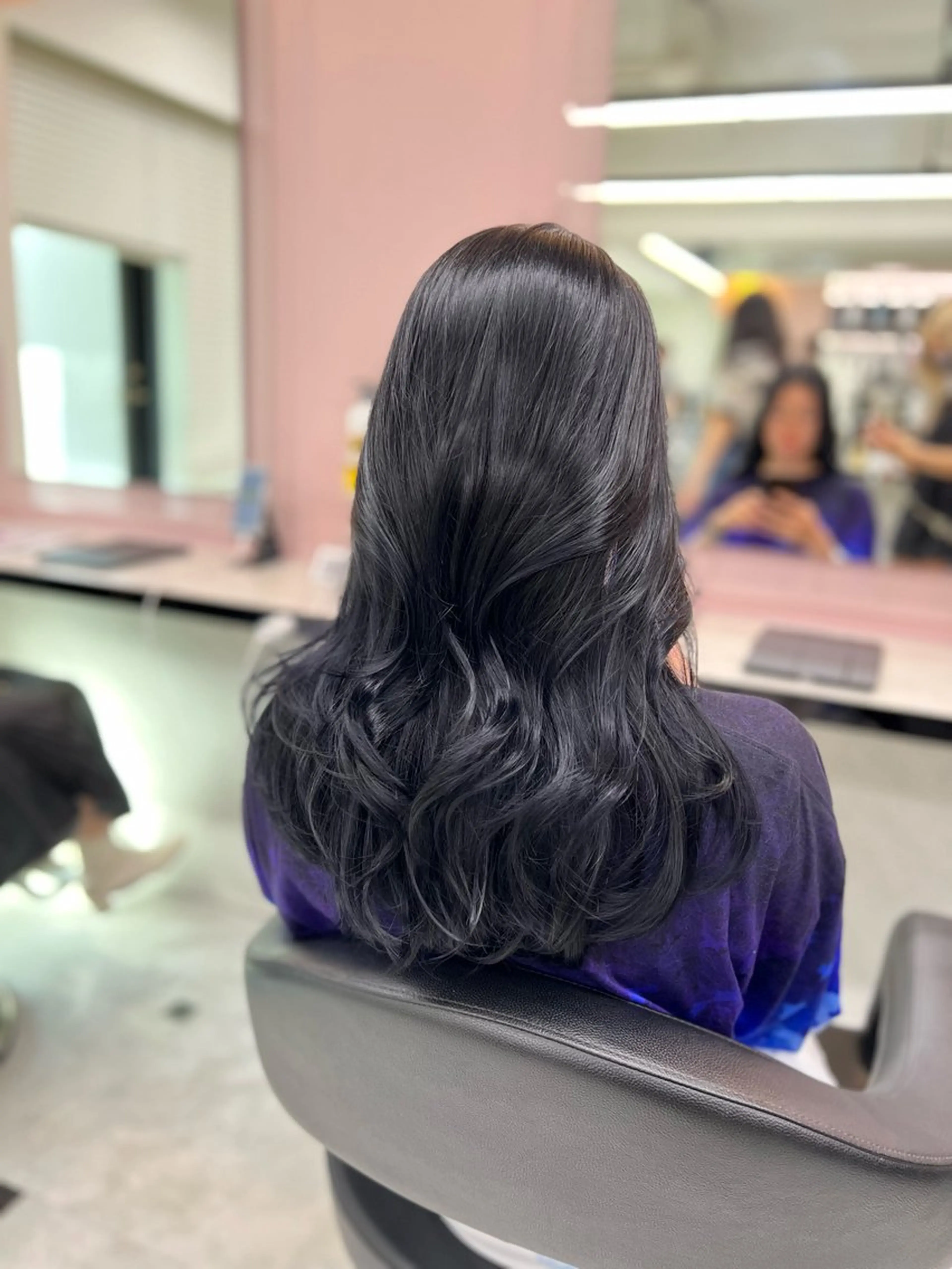 ロング カット ヘアカラー トリートメント ヘアセット ケアブリーチ/まつパ マツエク/sEnAのヘアスタイル