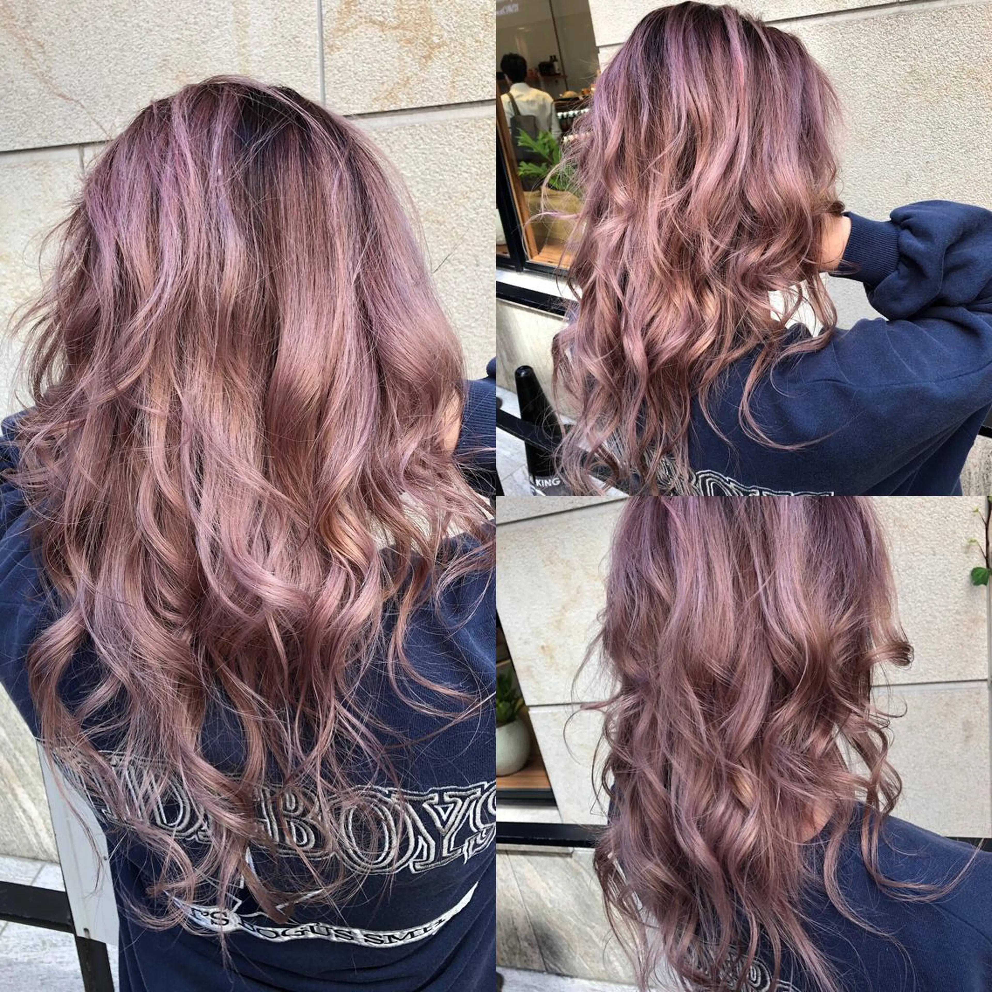 ミディアム カラー グラデーションカラー ピンクカラー ヘアカラー JILBLAN京都 ショート/ハイライトのヘアスタイル