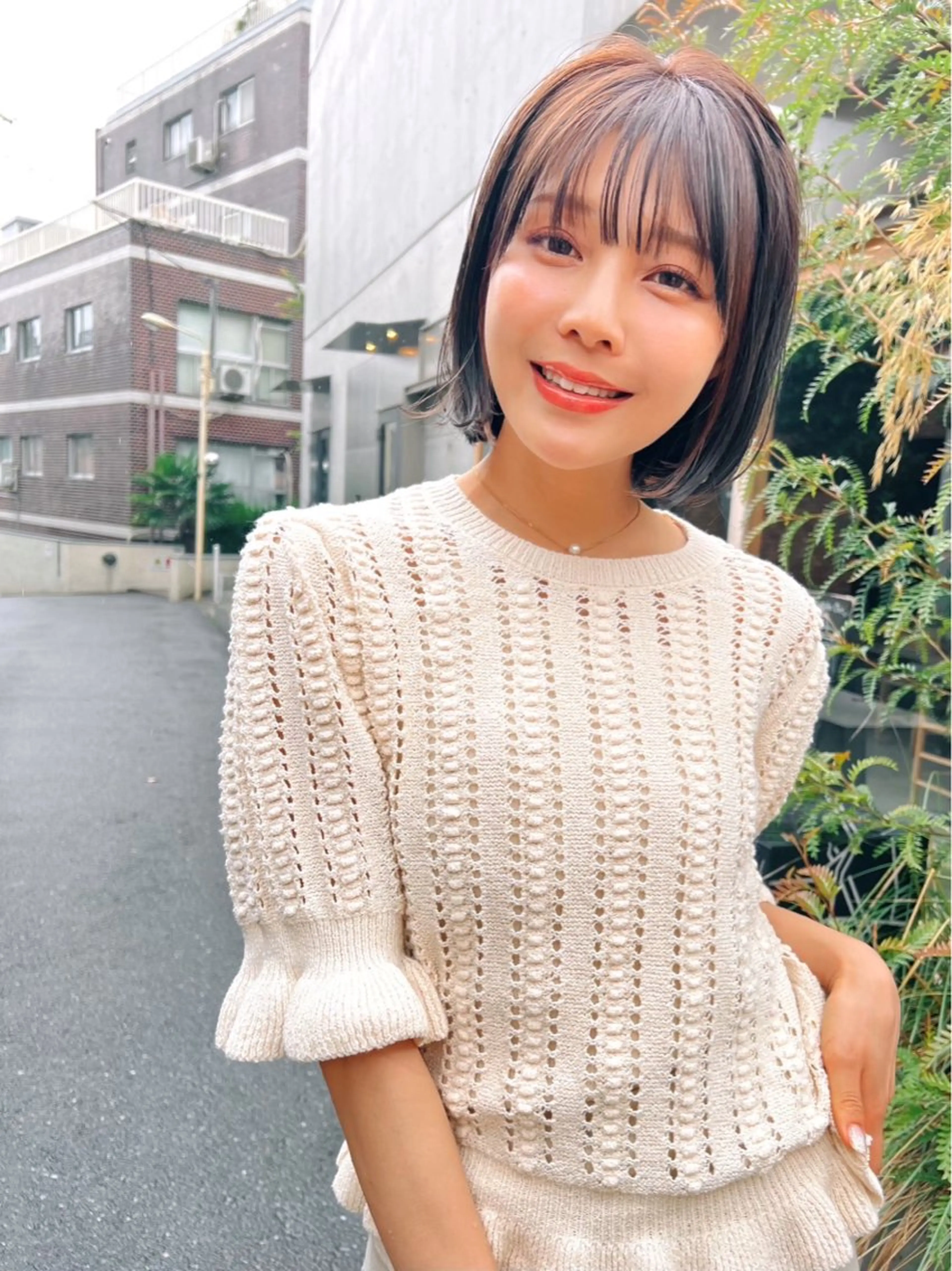 ミディアム カラー ヘアアレンジ モテ髪クリエイター 【成田修平】のヘアスタイル