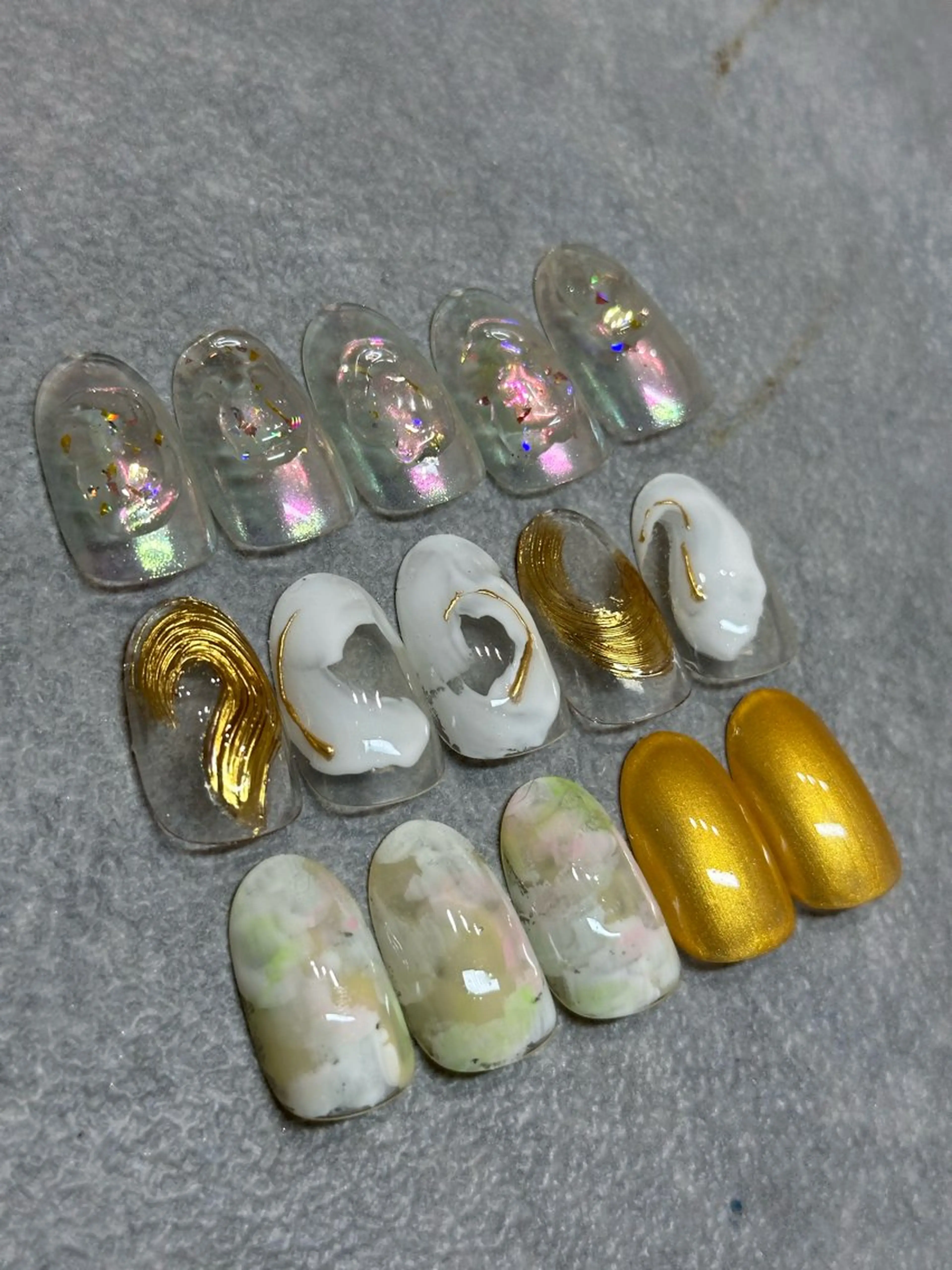 ネイル ハンドネイル フットネイル kiii.__ ✴︎*のネイルデザイン