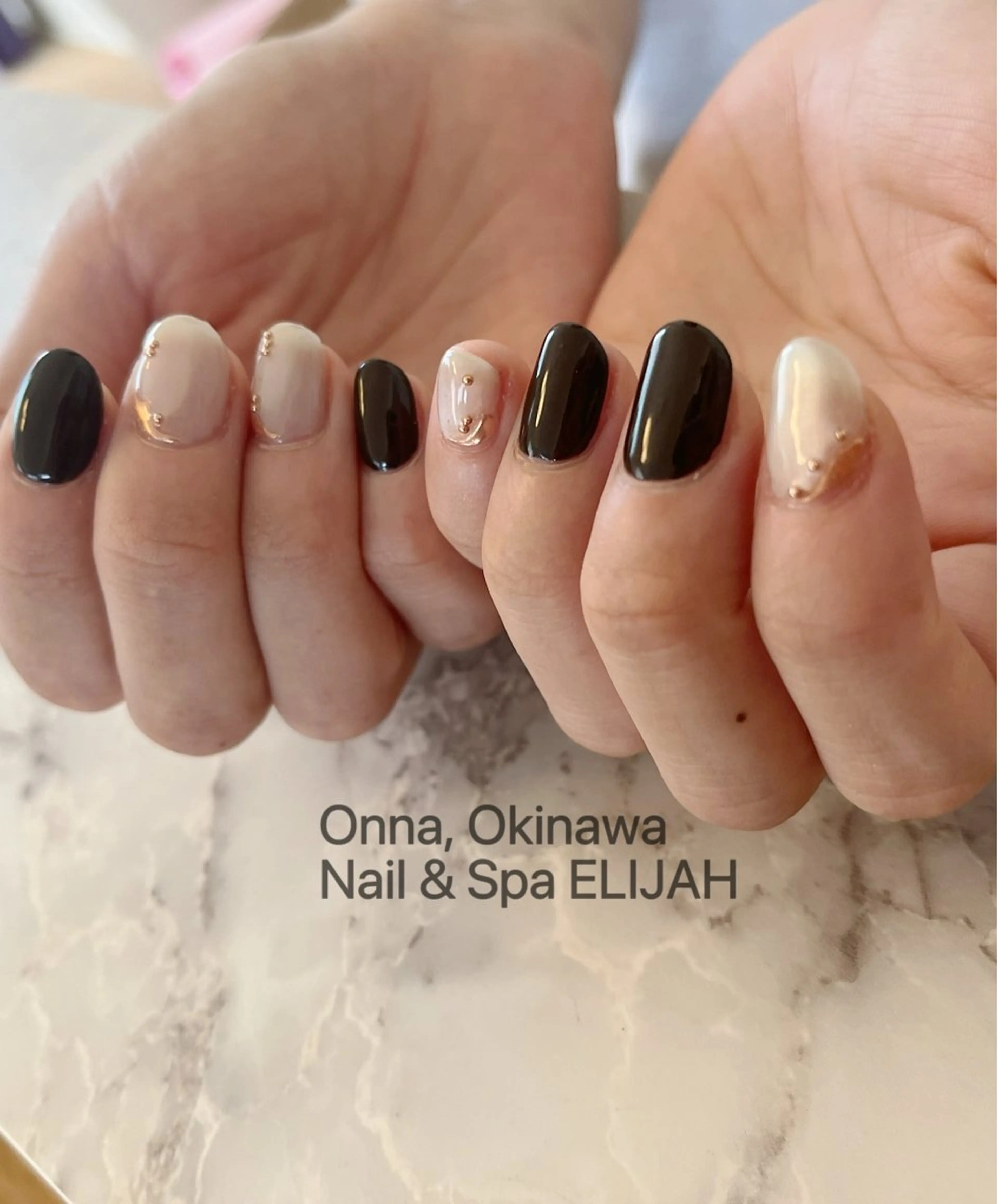 ネイル アートネイル ハンドネイル ダンラップ新里 友簣乃のネイルデザイン