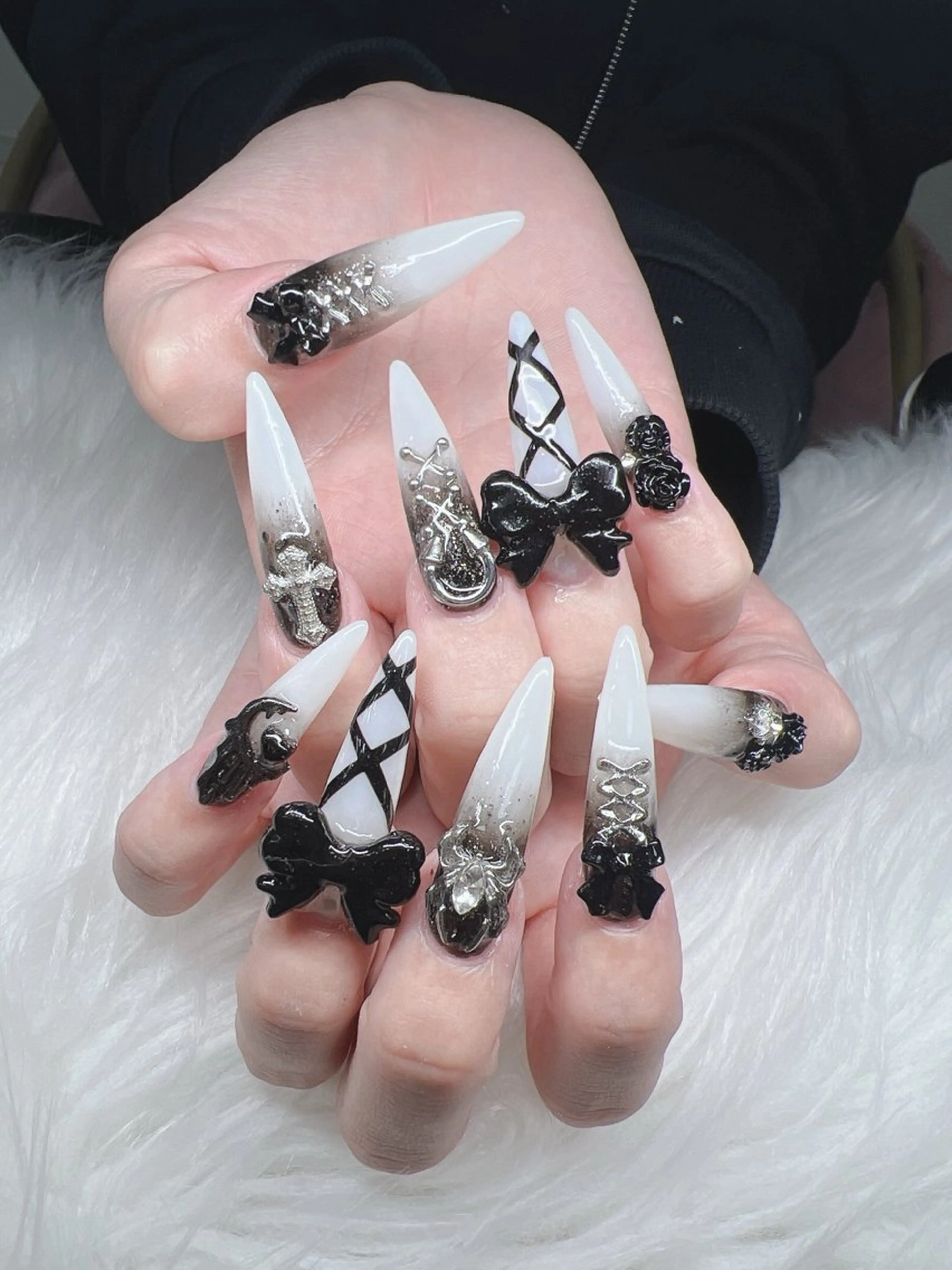 ネイル ハンドネイル Lee Nails チップ長さだし専門店のネイルデザイン