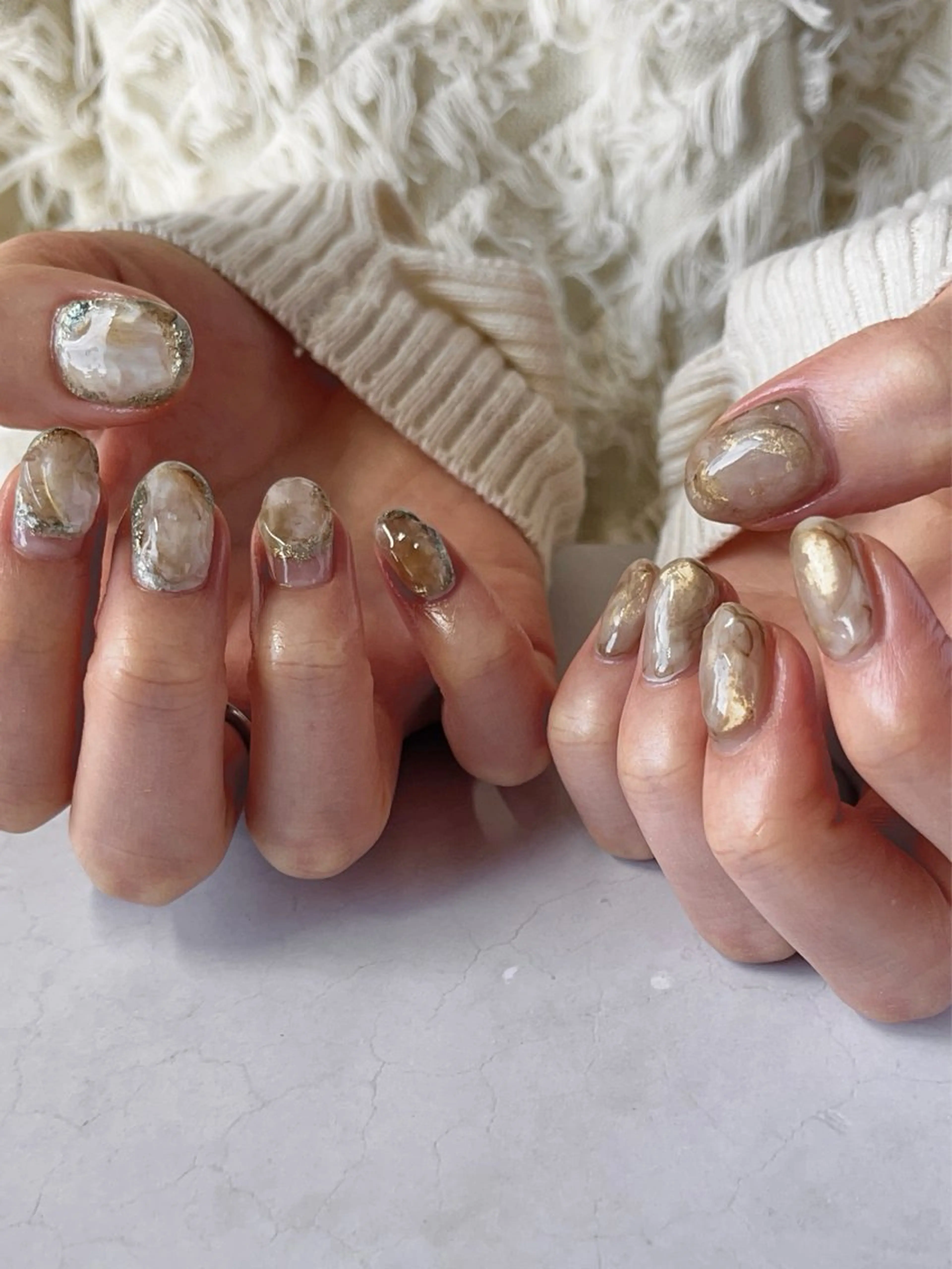 ネイル ハンドネイル MUKUTOU nail 　YUKIのネイルデザイン