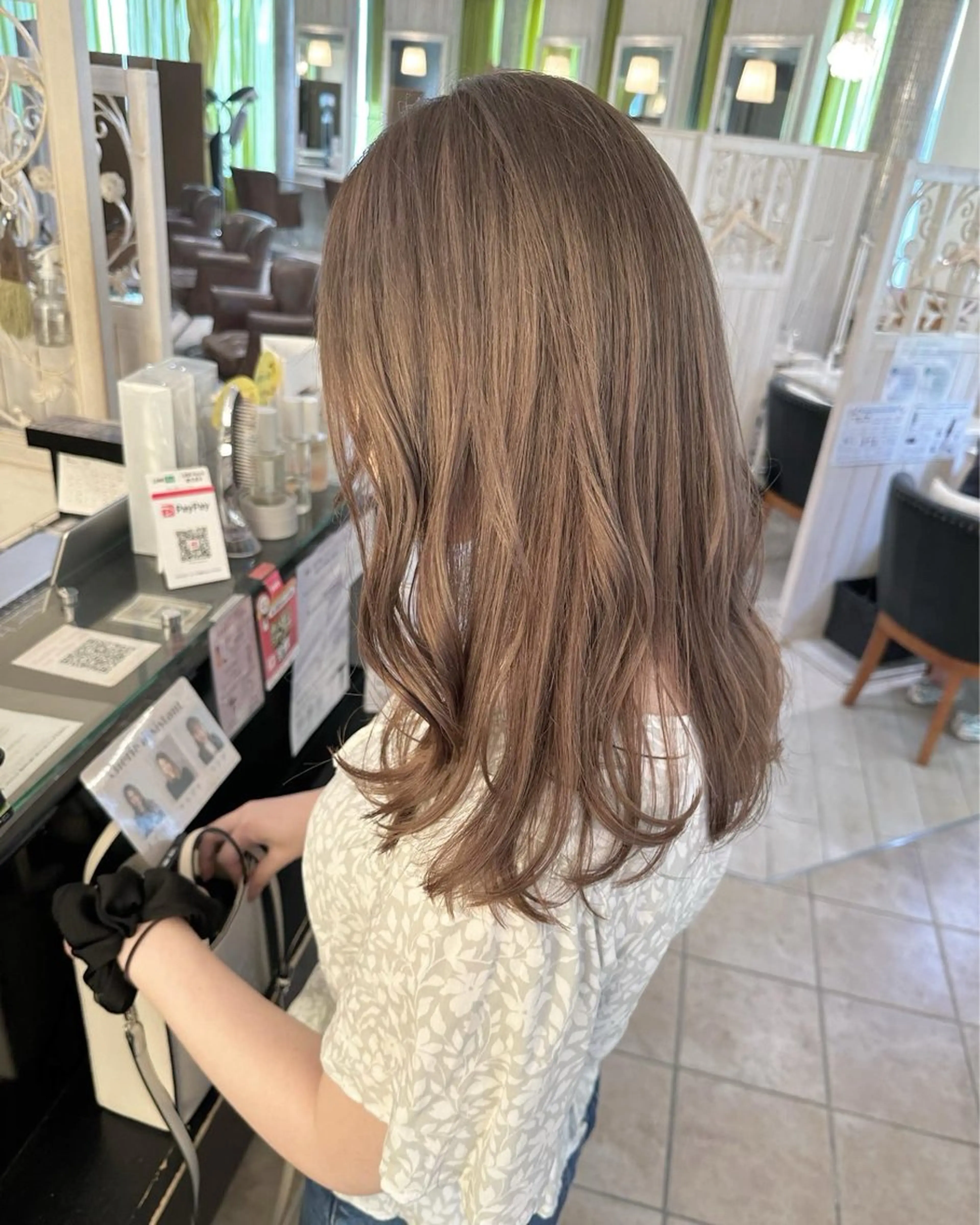 カラー 坂口 月陽のヘアスタイル