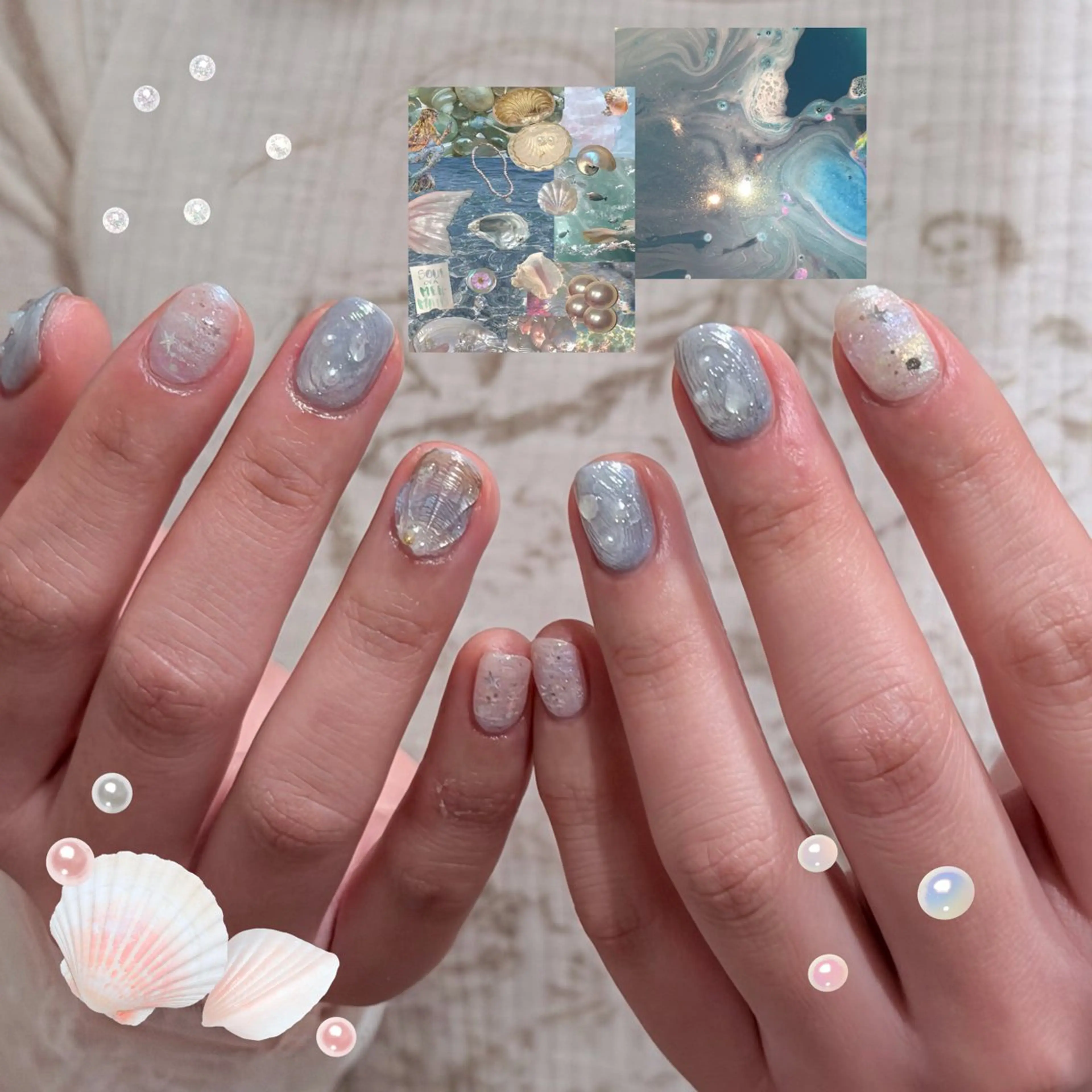 ネイル ハンドネイル 🎀フェイ フェイ🫧💗のネイルデザイン