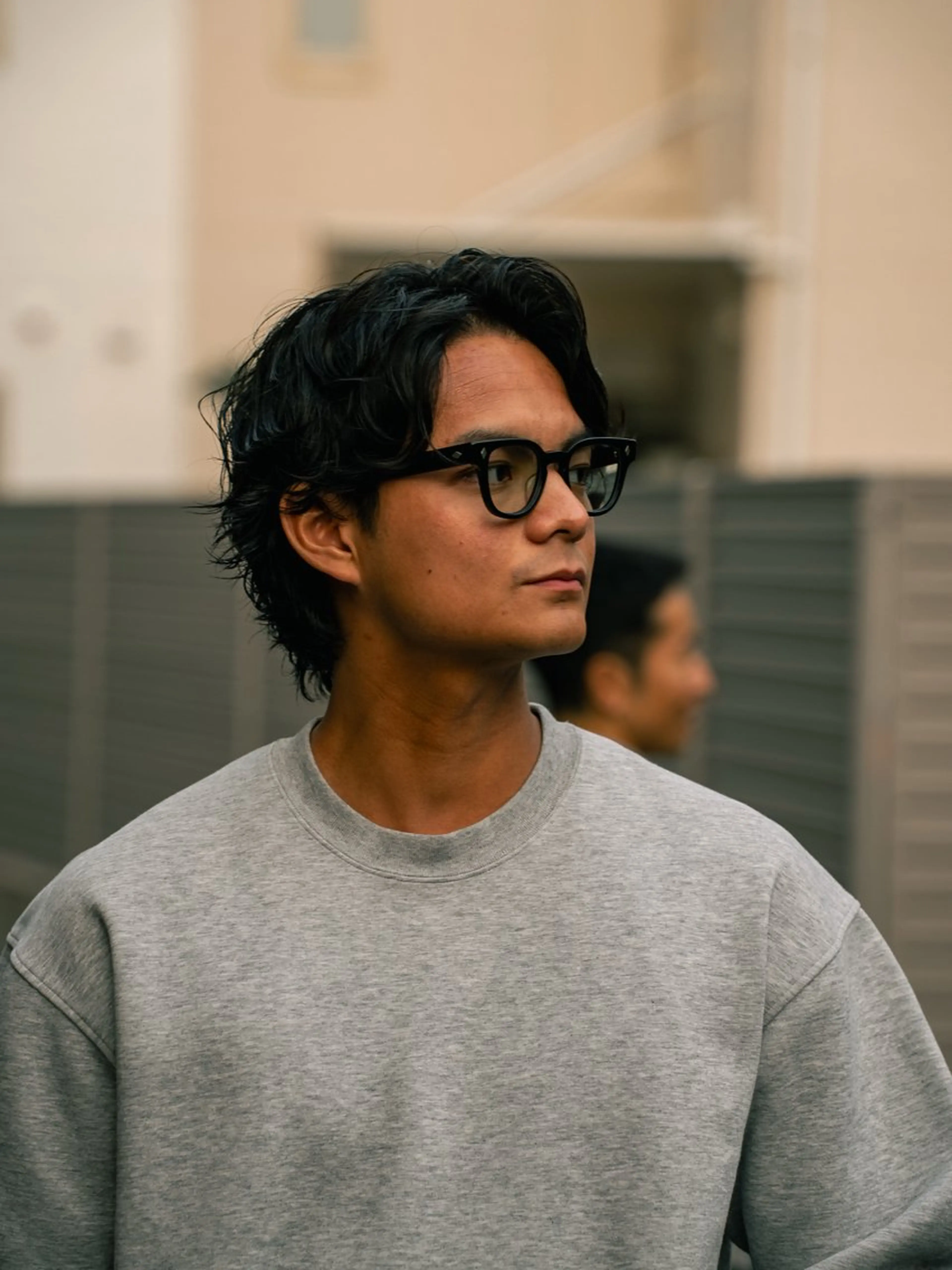 パーマ メンズ センターパート メンズパーマ カット パーマ メンズ特化🔥 颯太のヘアスタイル