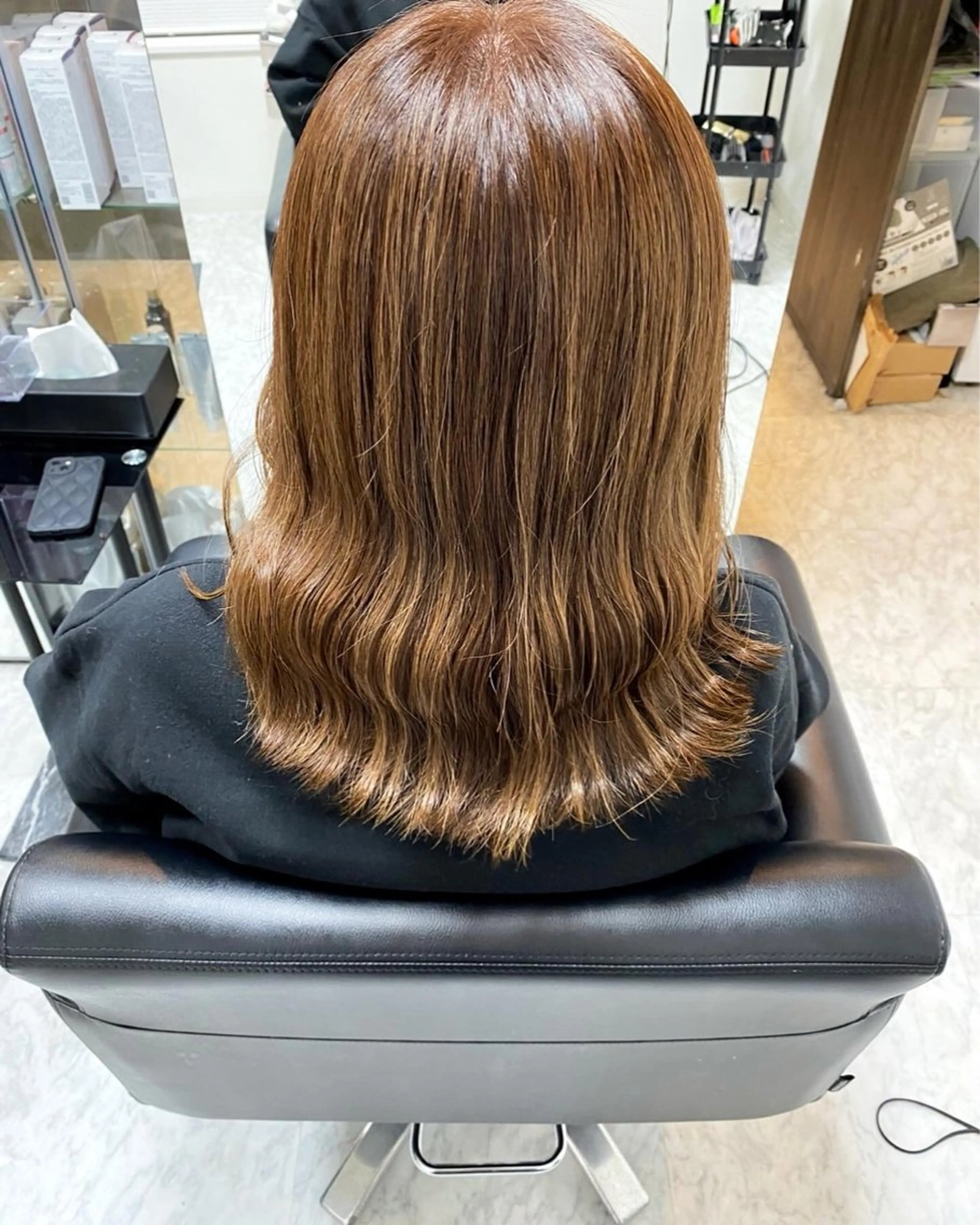 セミロング aoi .のヘアスタイル