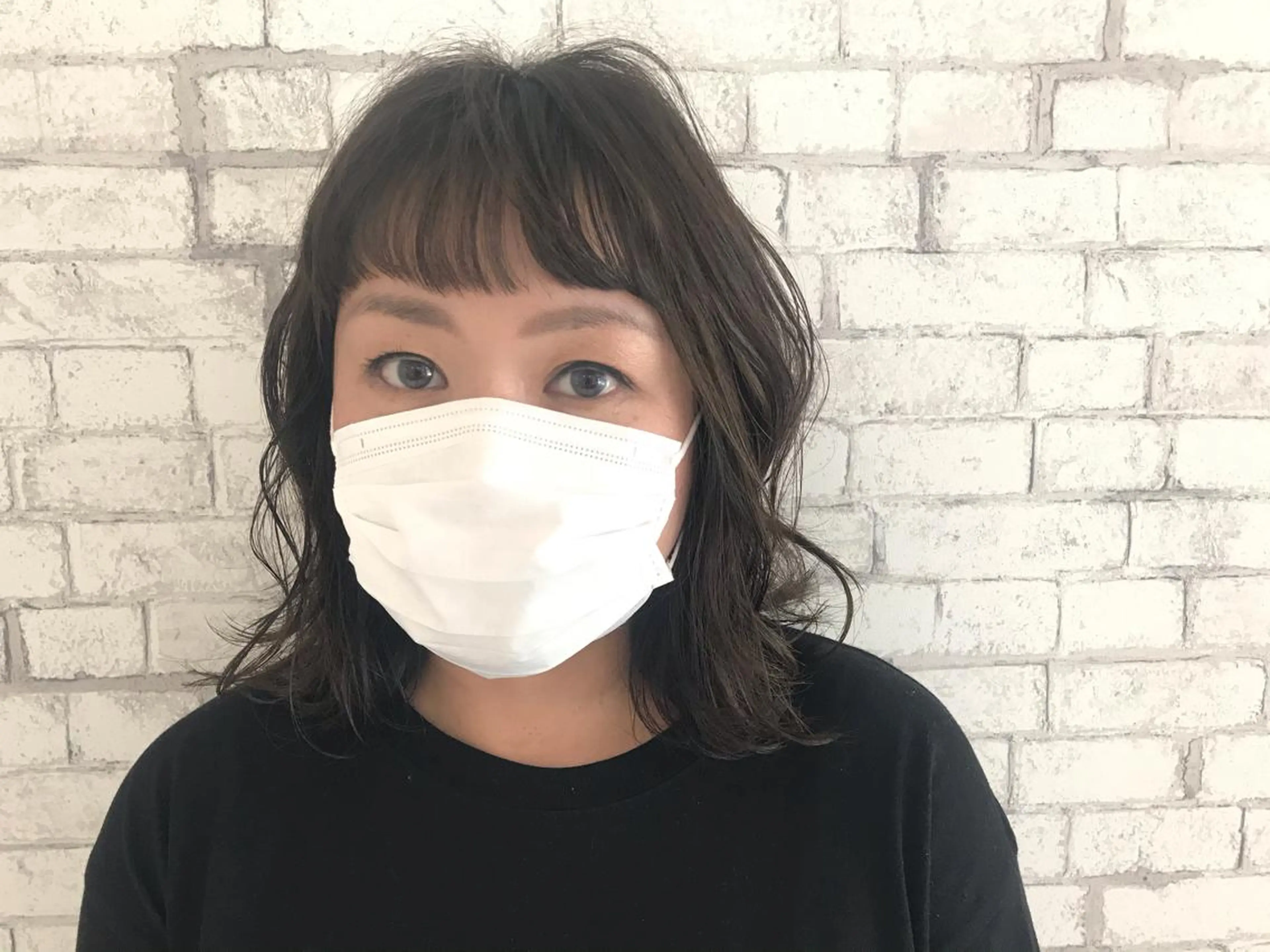 ミディアム 髪質改善カラー 清利あやなのヘアスタイル