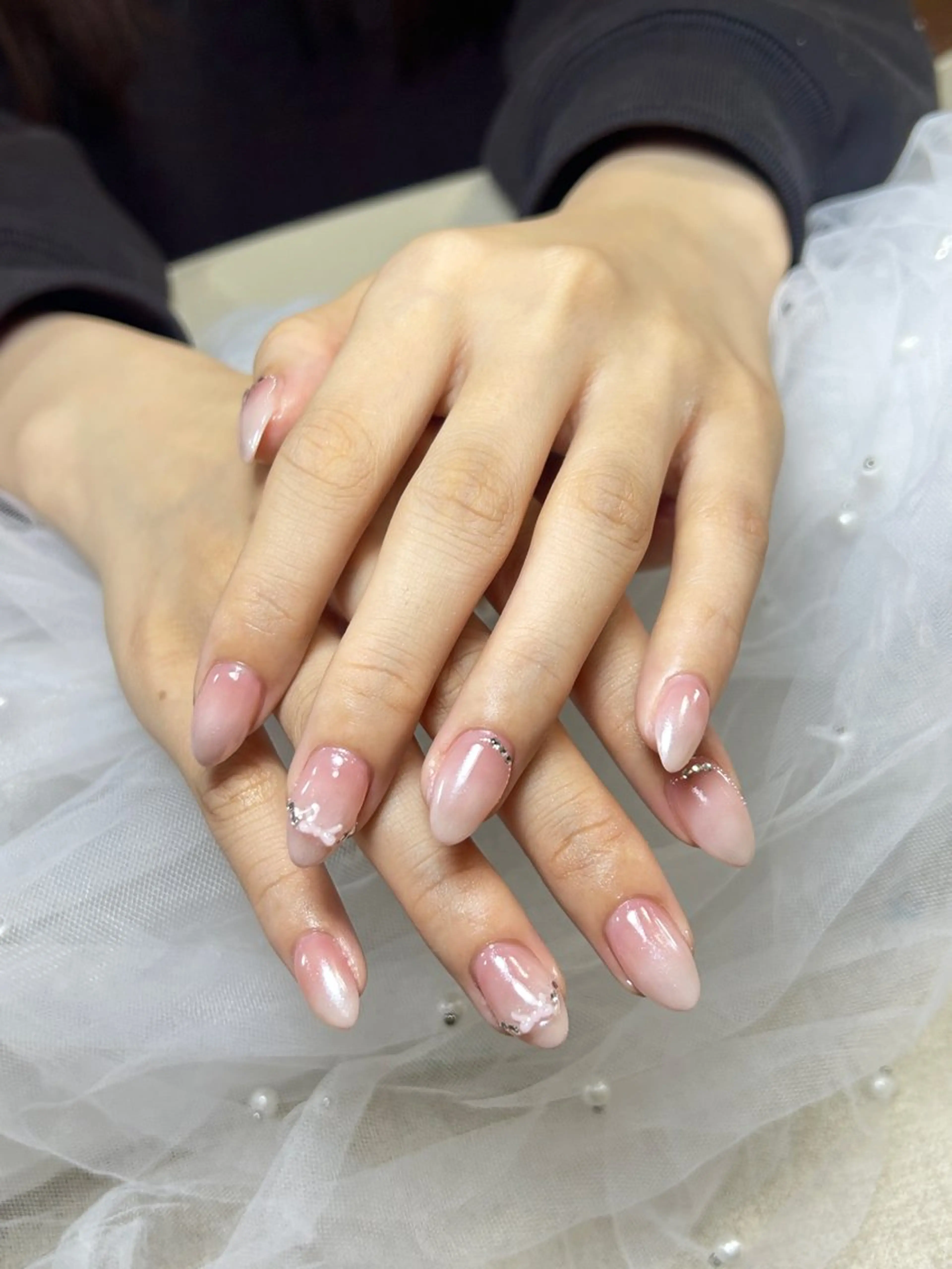 ネイル アートネイル チークネイル 長さ出し フレンチネイル ジェルネイル ハンドネイル ハンドケア 🦋new Nail🦋ニノのネイルデザイン