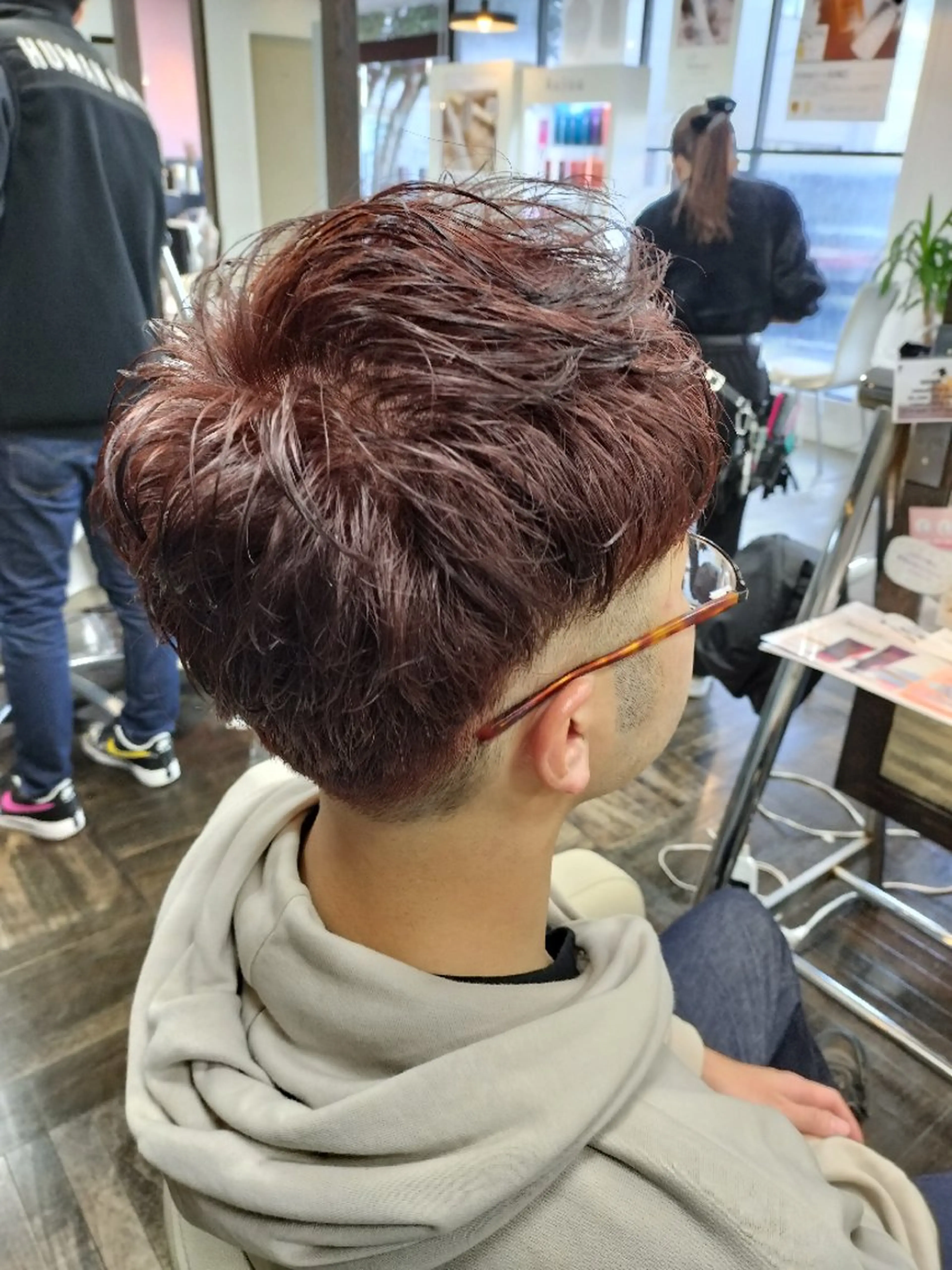 メンズ カット ヘアカラー 久保西🐶 Hirokiのヘアスタイル