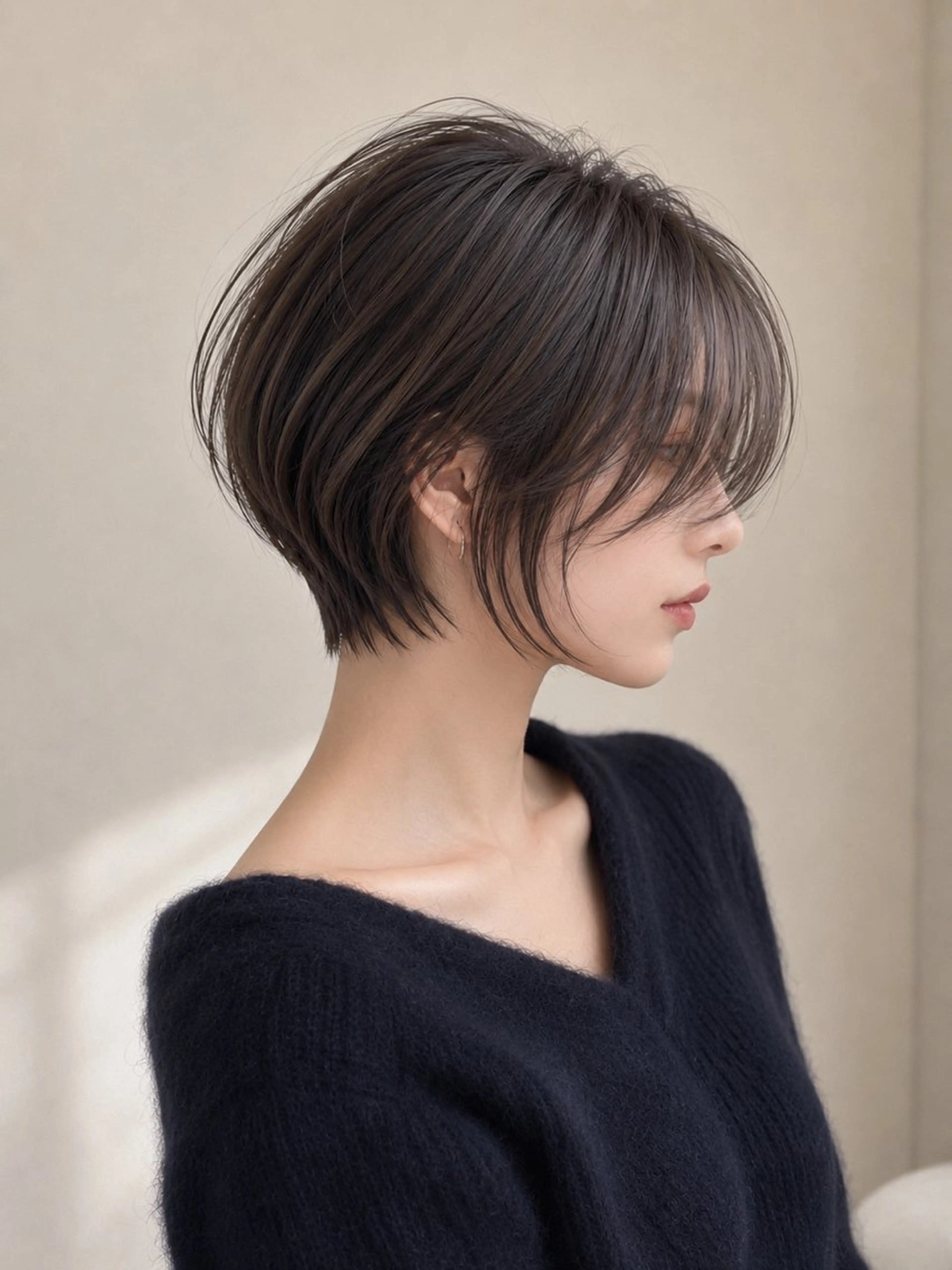 ショート レイヤーカット/ 小塩 萌々香のヘアスタイル