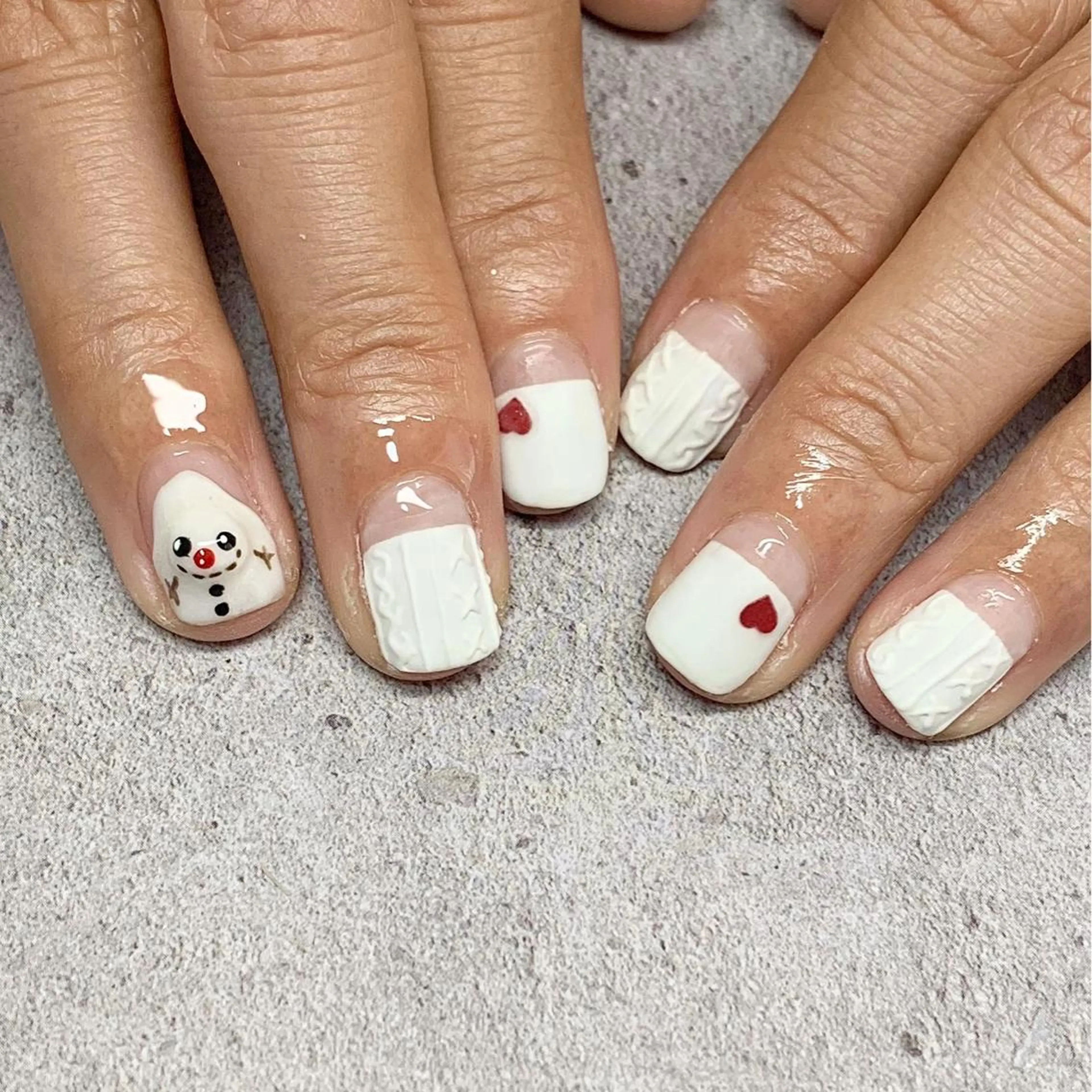 ショート カラー ネイル マットネイル Lino ﾟのネイルデザイン