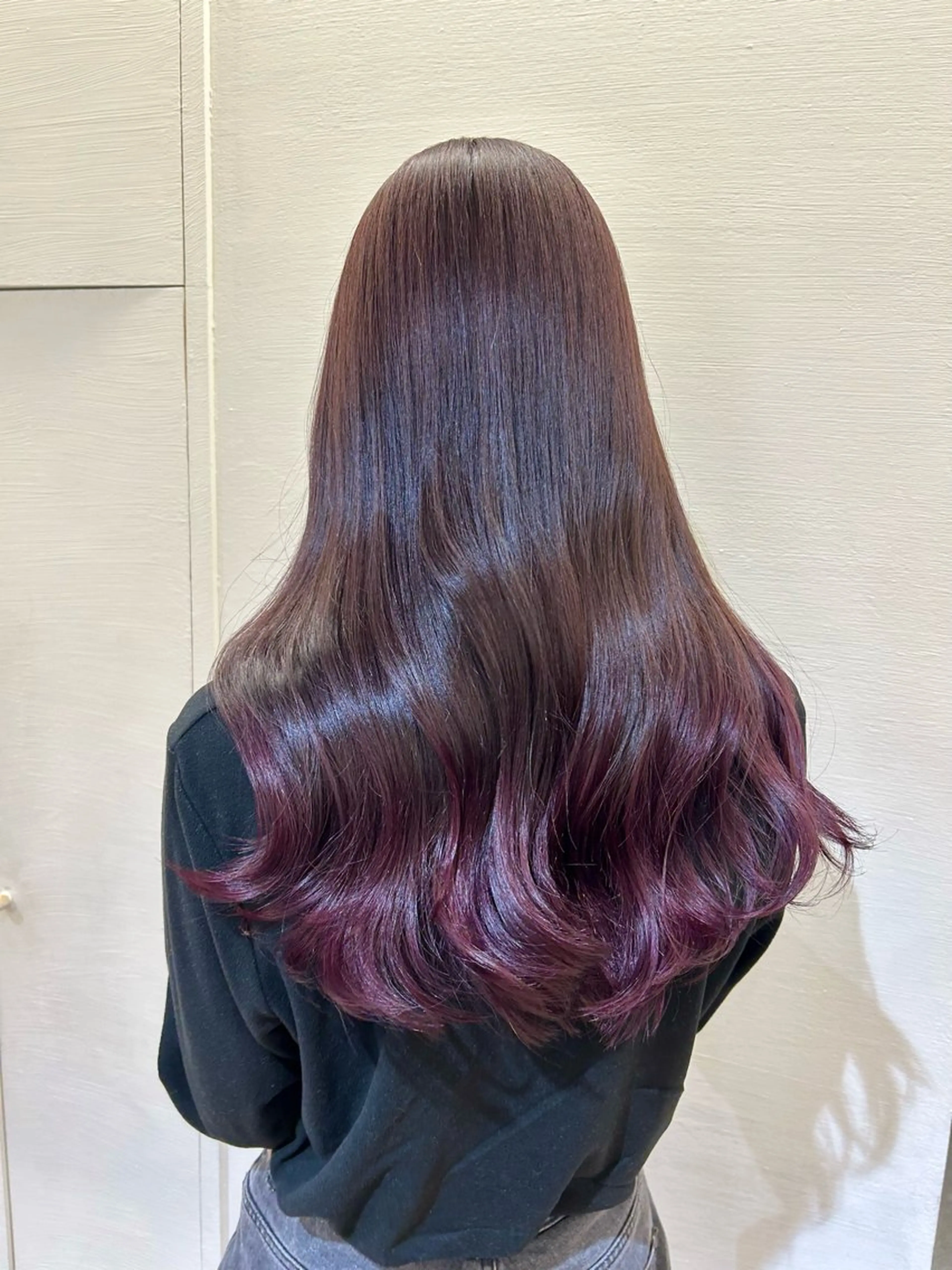 ロング カラー ブリーチ bnd_bnd アイのヘアスタイル