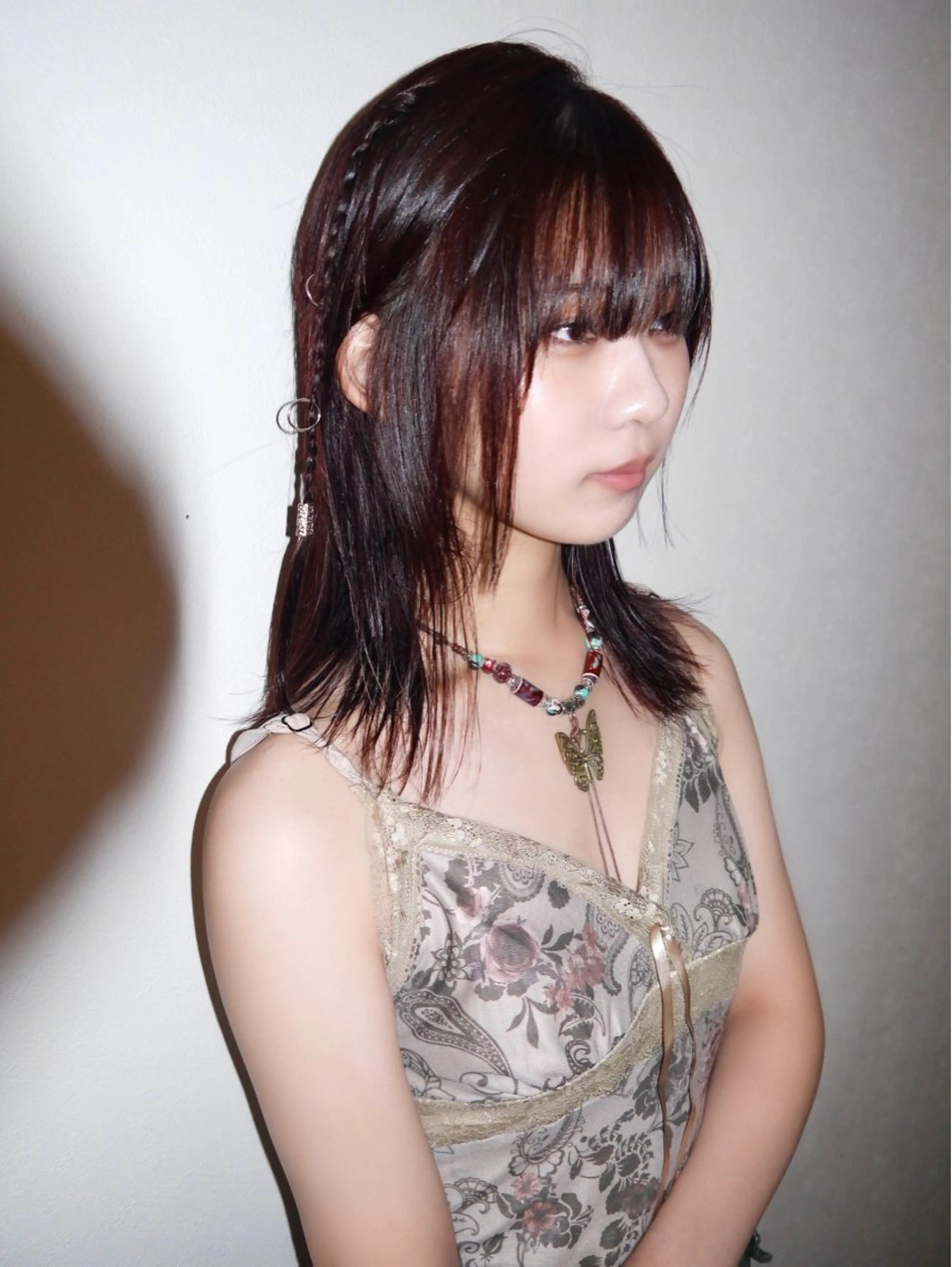 ミディアム カラー KUBO YURAのヘアスタイル