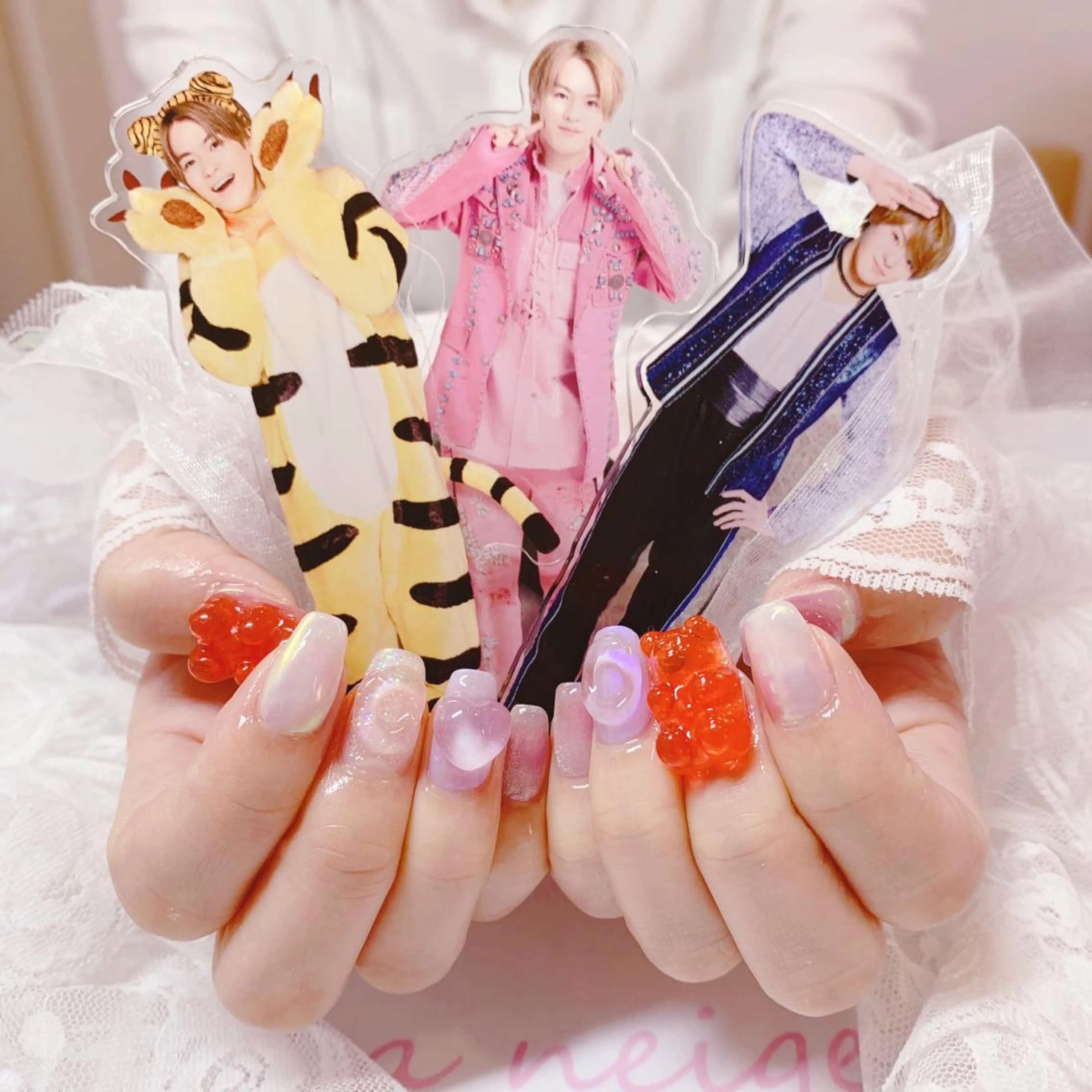 ネイル ハート ハンドネイル La neige* yuki 🐩🌙のネイルデザイン