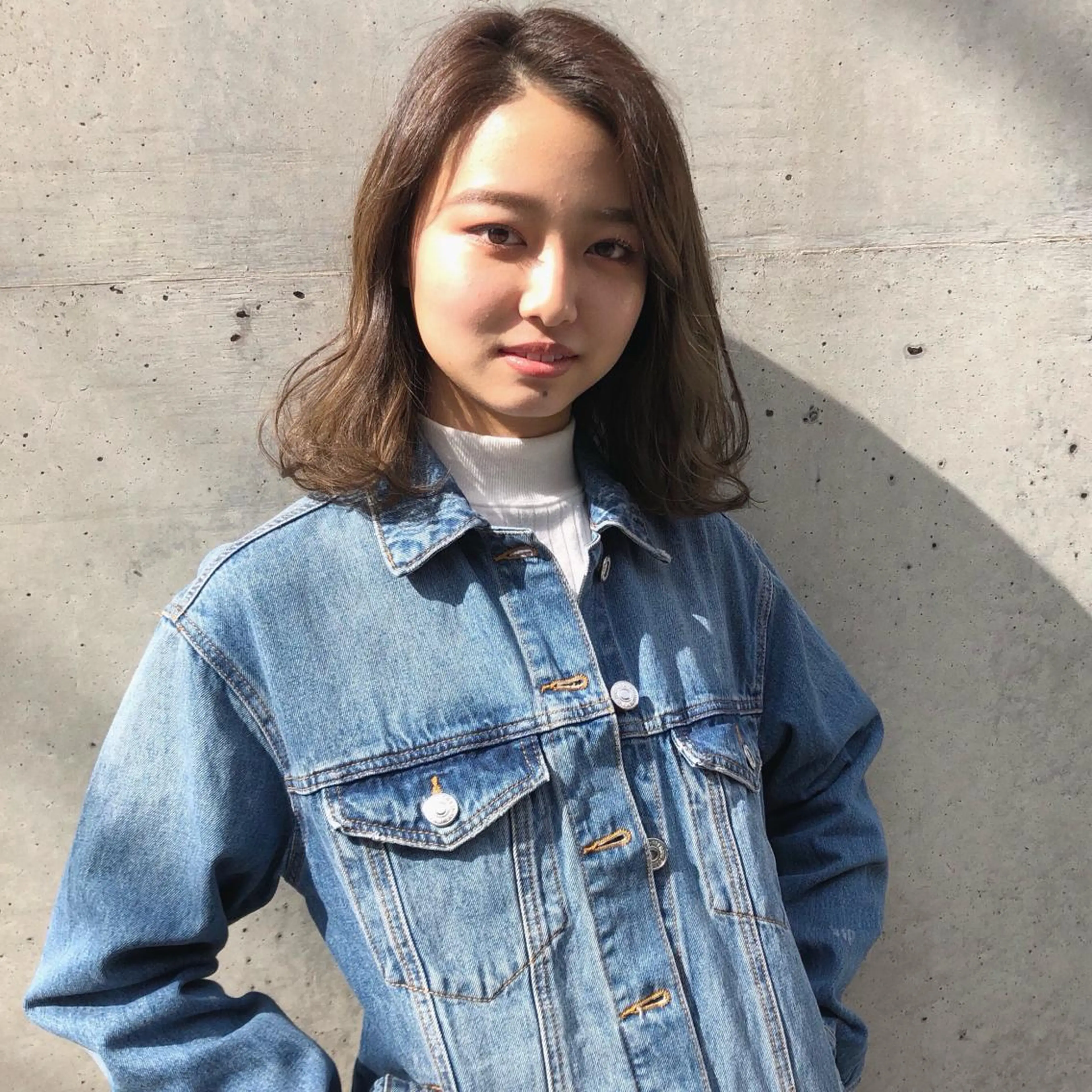 ミディアム 冨木 雄斗のヘアスタイル