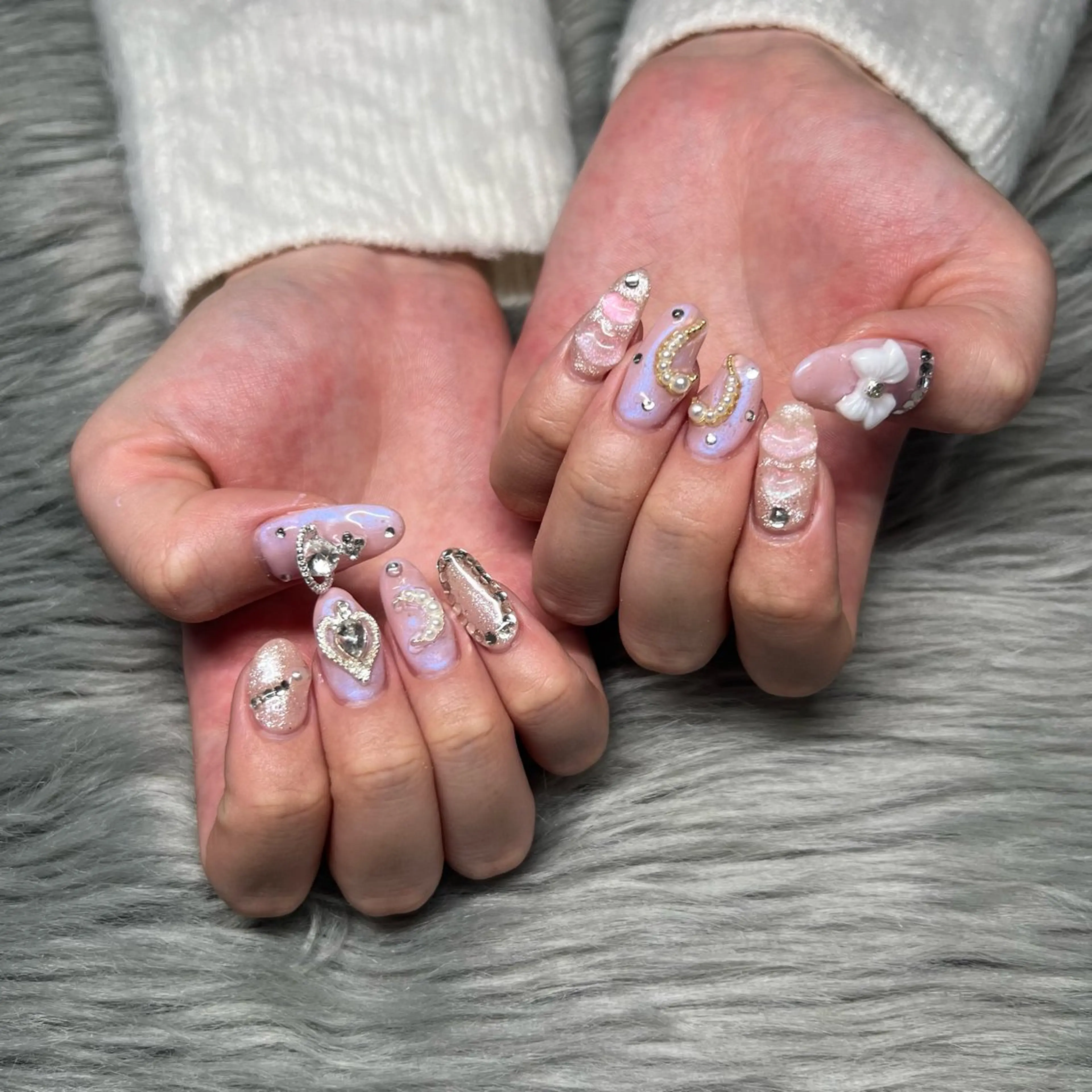 ネイル 韓国ネイル ワンホンネイル ハンドネイル ulysses nailsalonのネイルデザイン