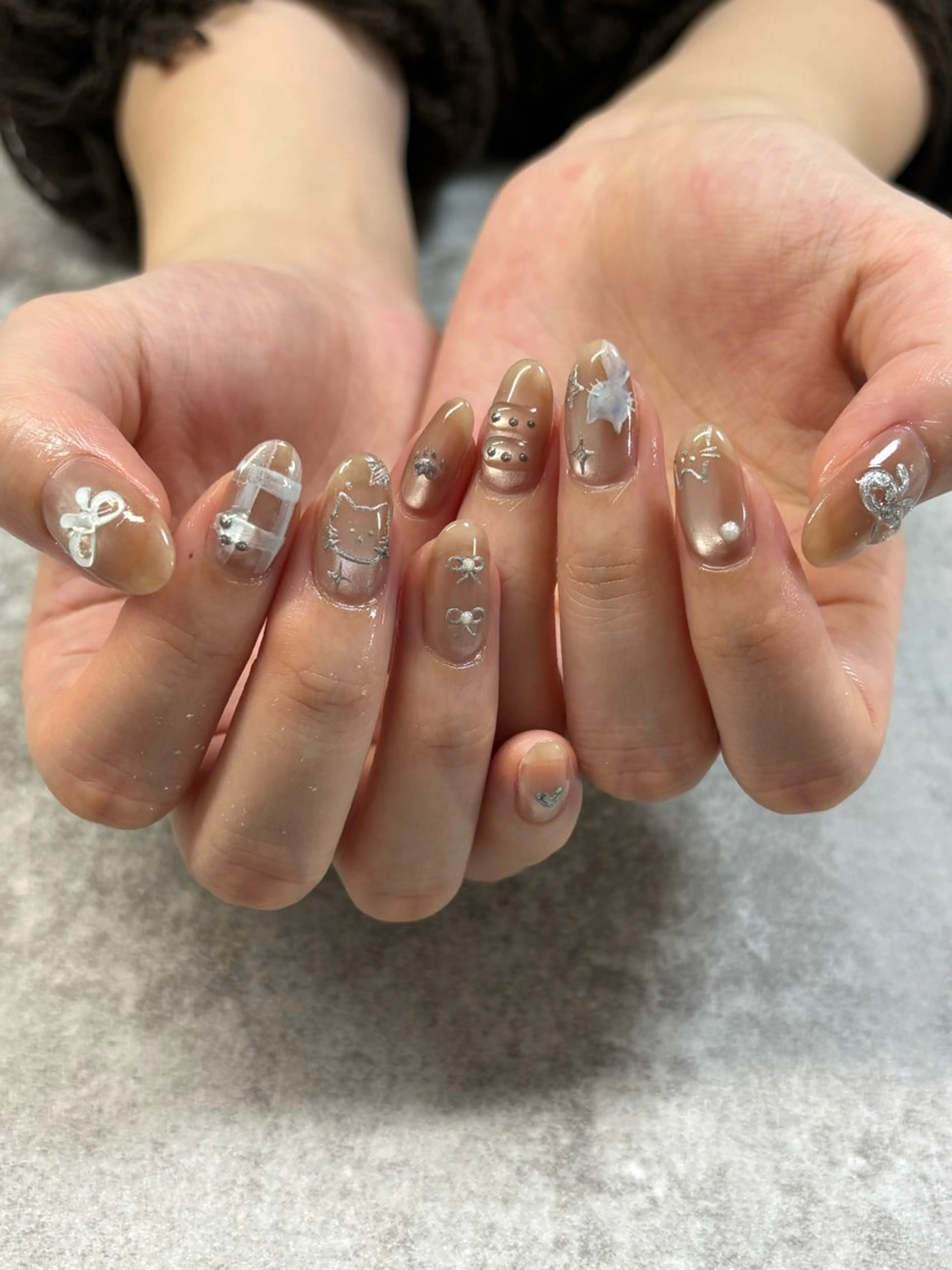 ネイル ハンドネイル FIORITURA Maikoのネイルデザイン