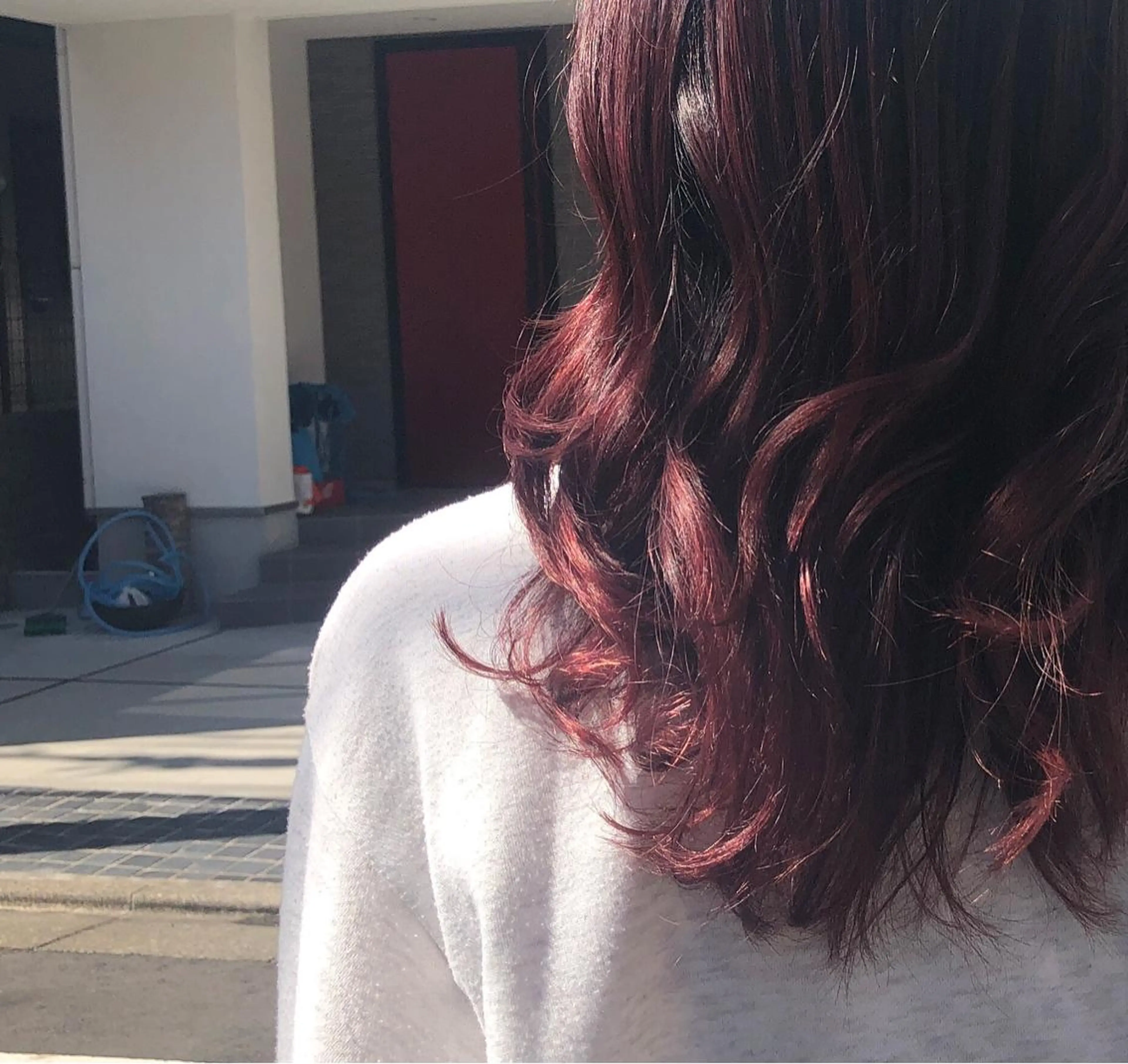 セミロング カラー remile西台店所属・つばた みゆ🦋のヘアスタイル