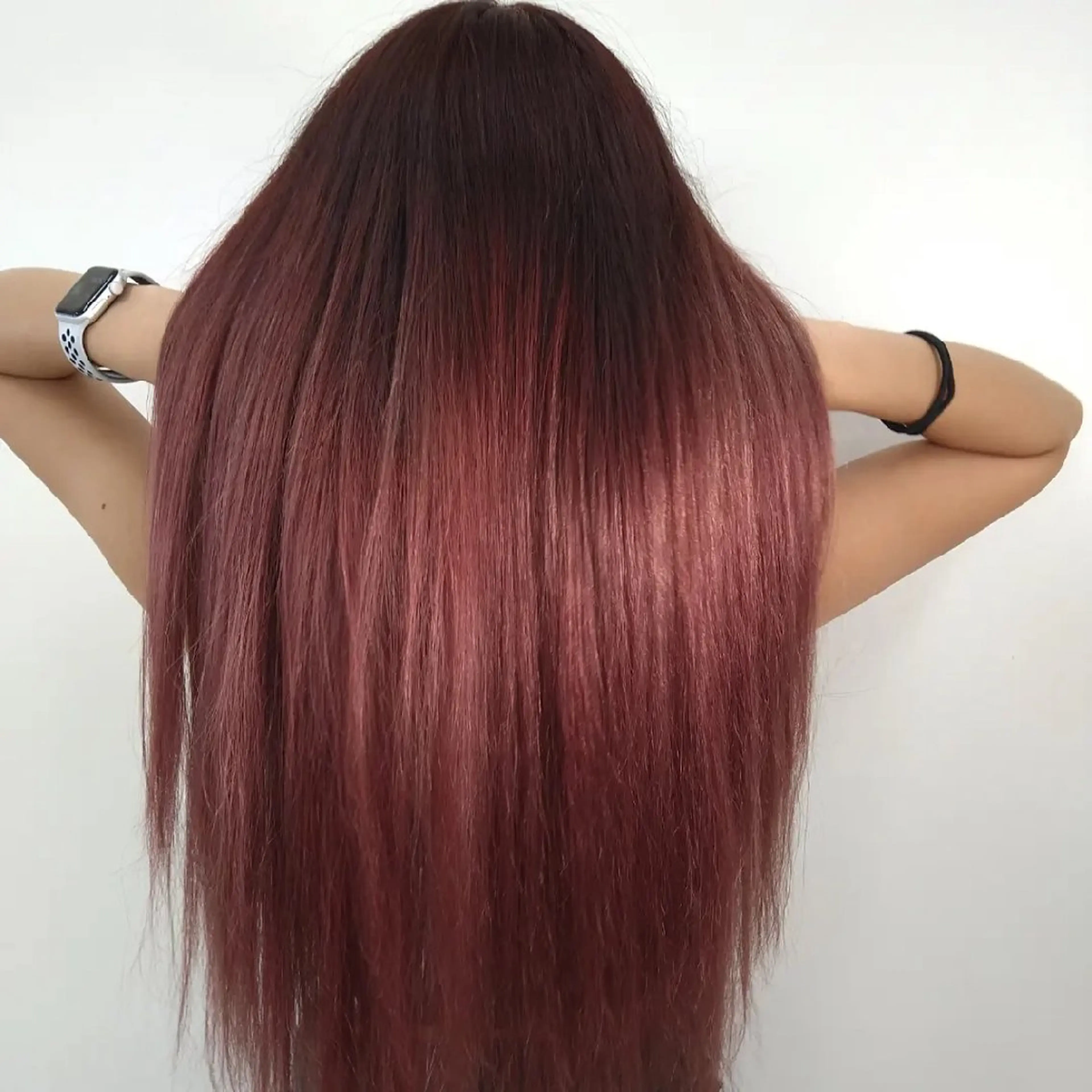 カラー ロング 大木 知大のヘアスタイル