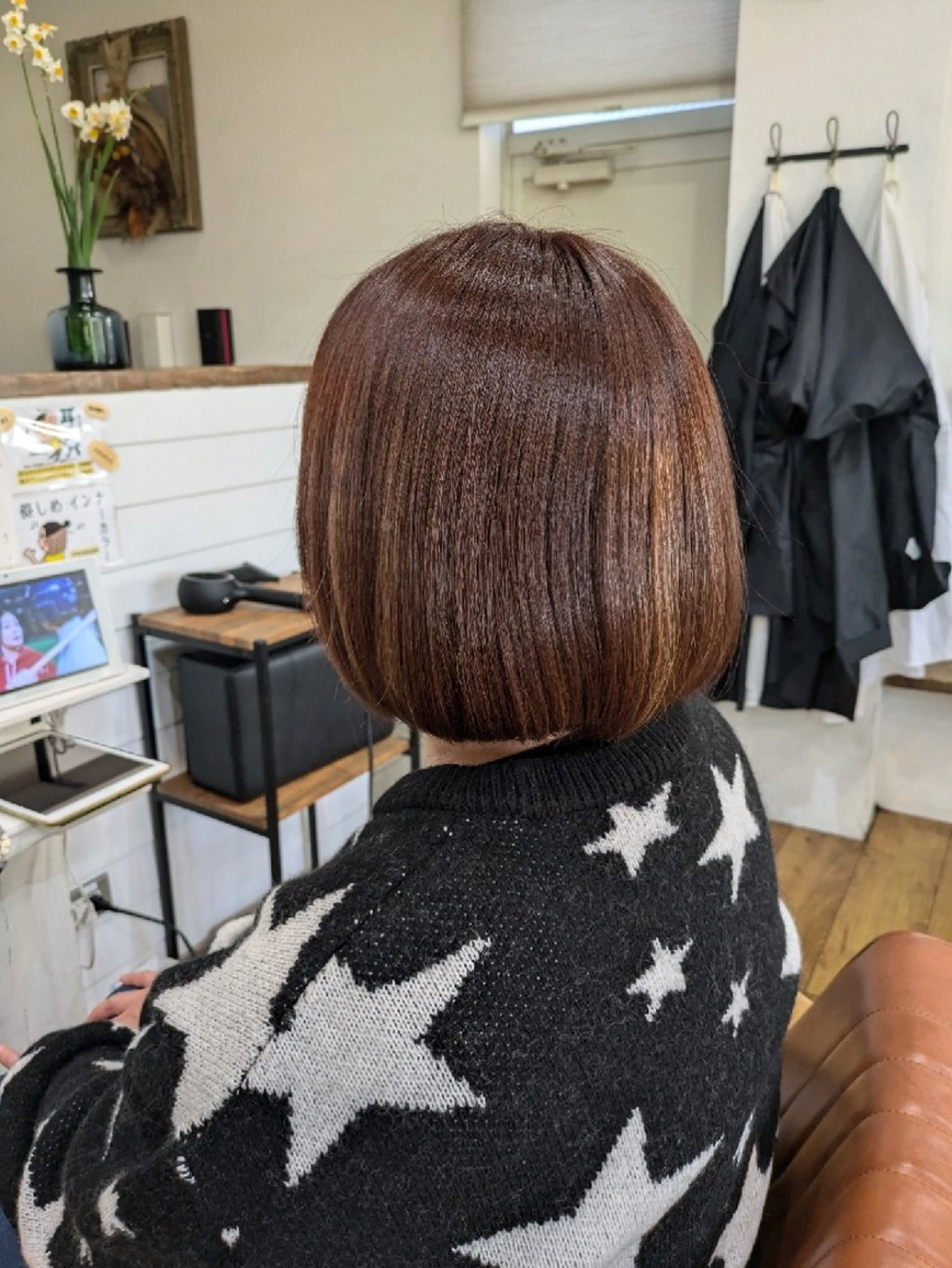 ショート カラー ベージュカラー ブリーチ ブラウンカラー 透明感カラー ダブルカラー カット ヘアカラー 奥田 誠司のヘアスタイル