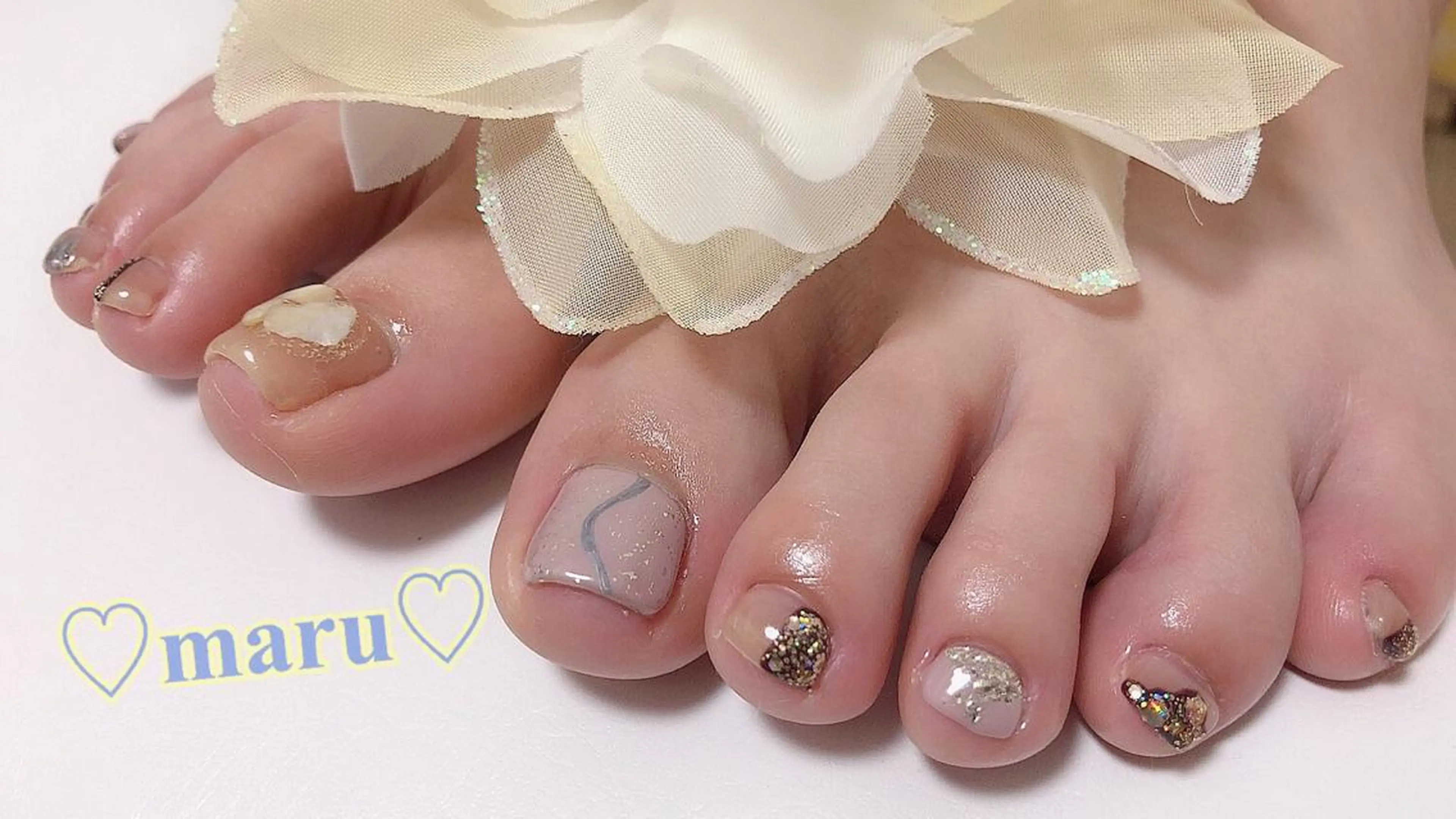 ネイル ハンドネイル フットネイル まるみ♡7/1〜値上 げ致します(>_<)のその他イメージ