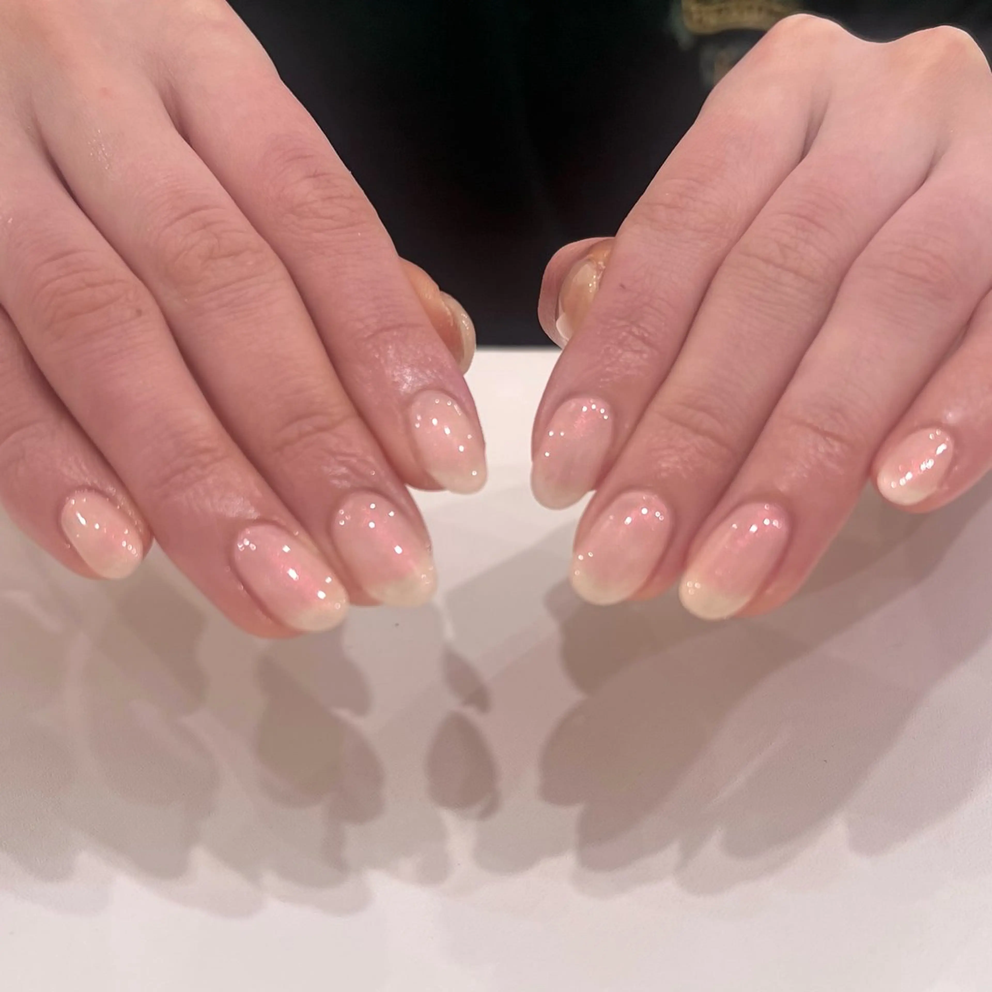 ネイル ハンドネイル ハンドケア SHIORI🐈‍⬛ 韓国⌇ワンホンネイルのネイルデザイン