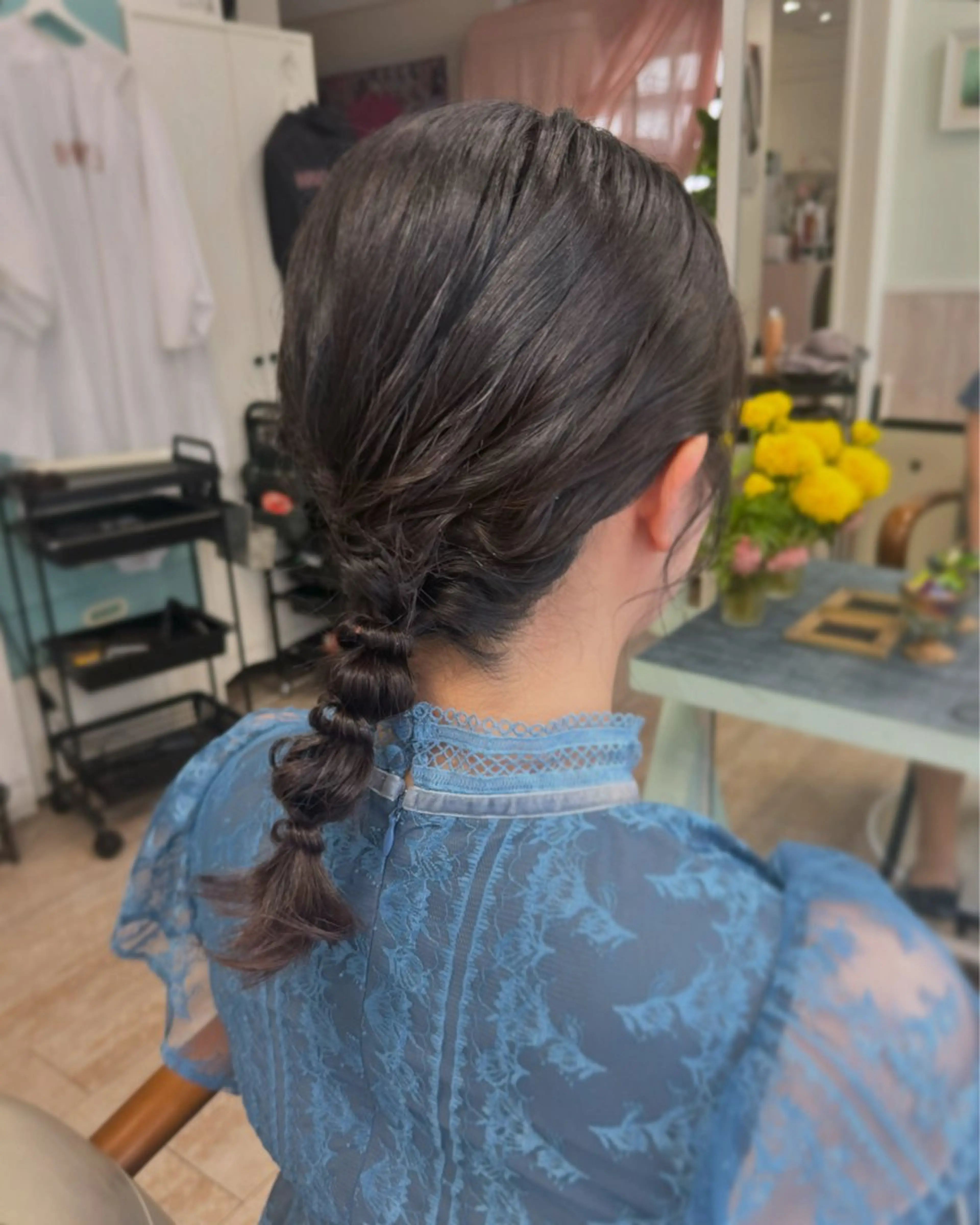 ミディアム ヘアアレンジ 個室サロン🌼万希 ヘアケア/ヘッドスパのヘアスタイル
