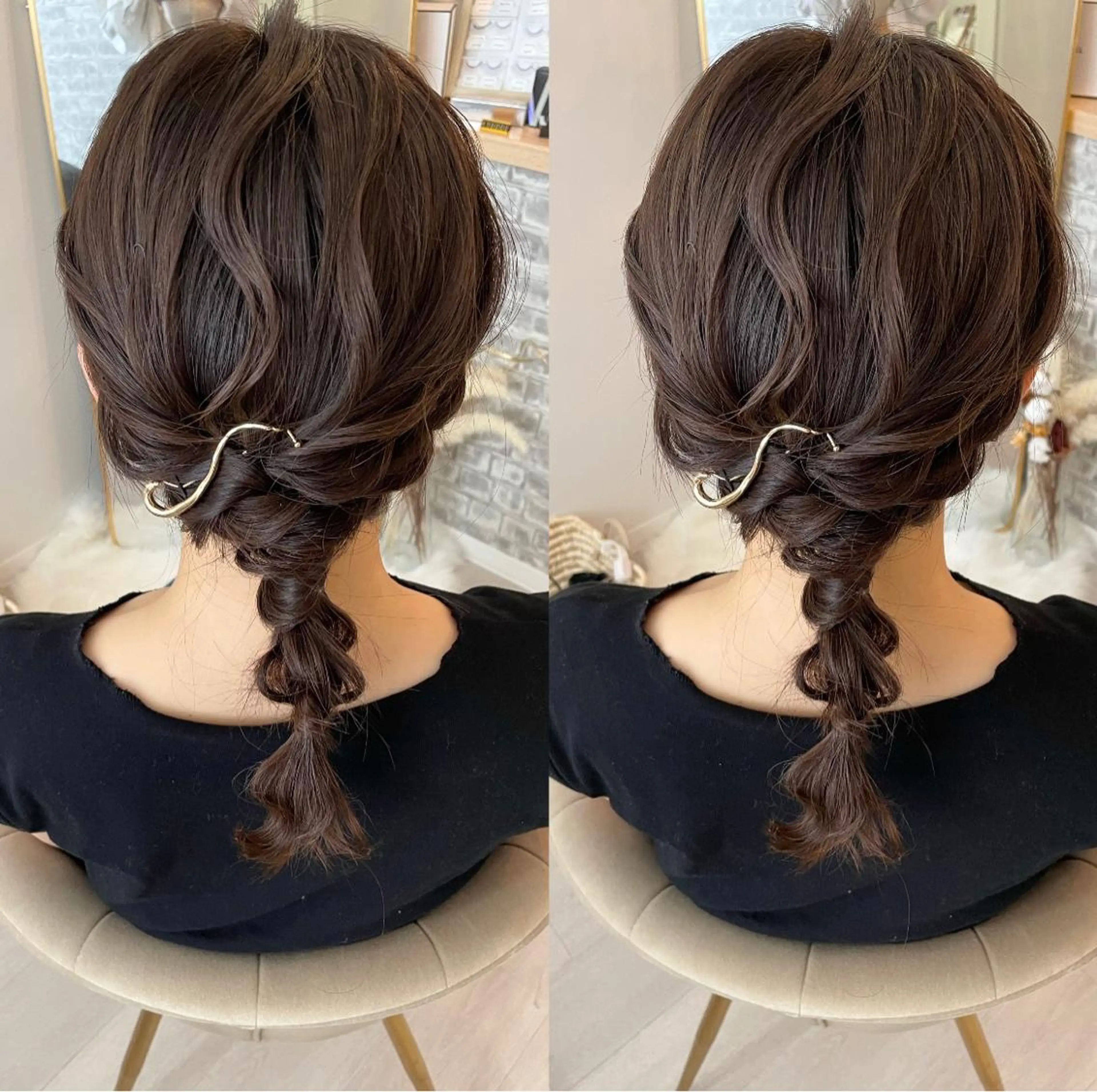 ヘアアレンジ マツエク・マツパ アイブロウ ヘアセット eyelash ufuのマツエク・マツパデザイン