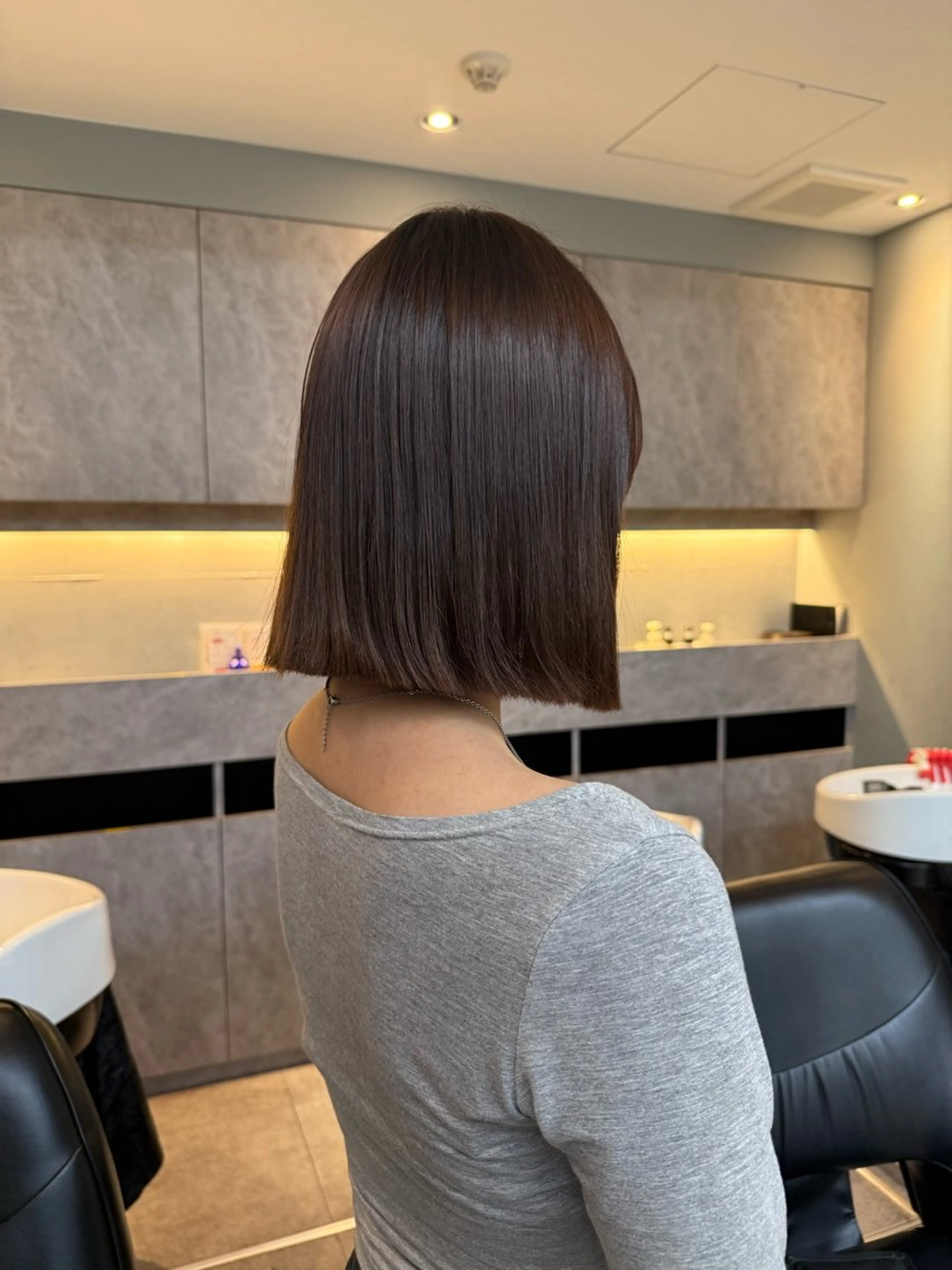 カラー トリートメント 横浜/髪質改善/ 艶髪/shoのヘアスタイル