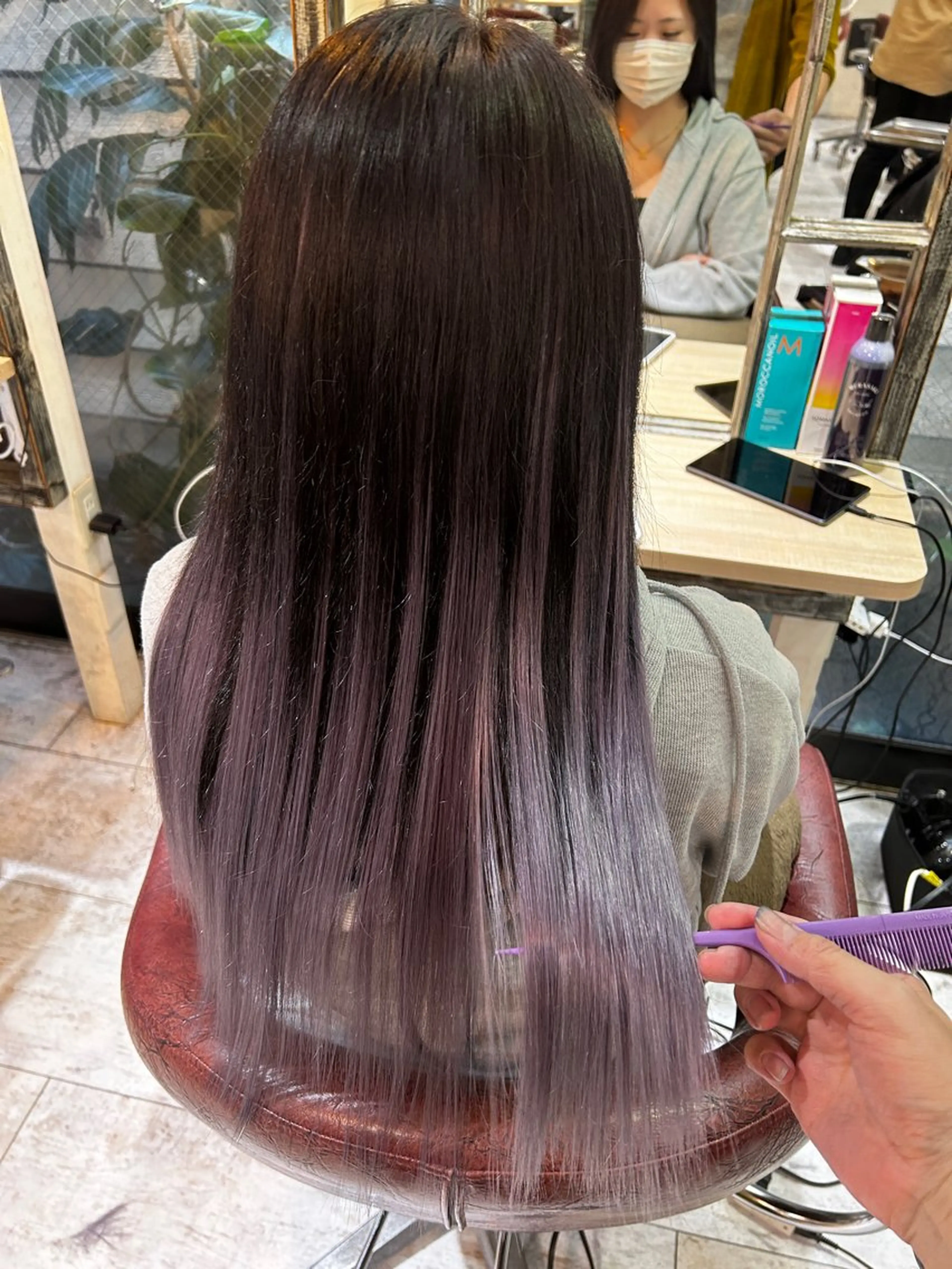 ロング カラー 6Dエクステ 鳥谷ミナトのヘアスタイル