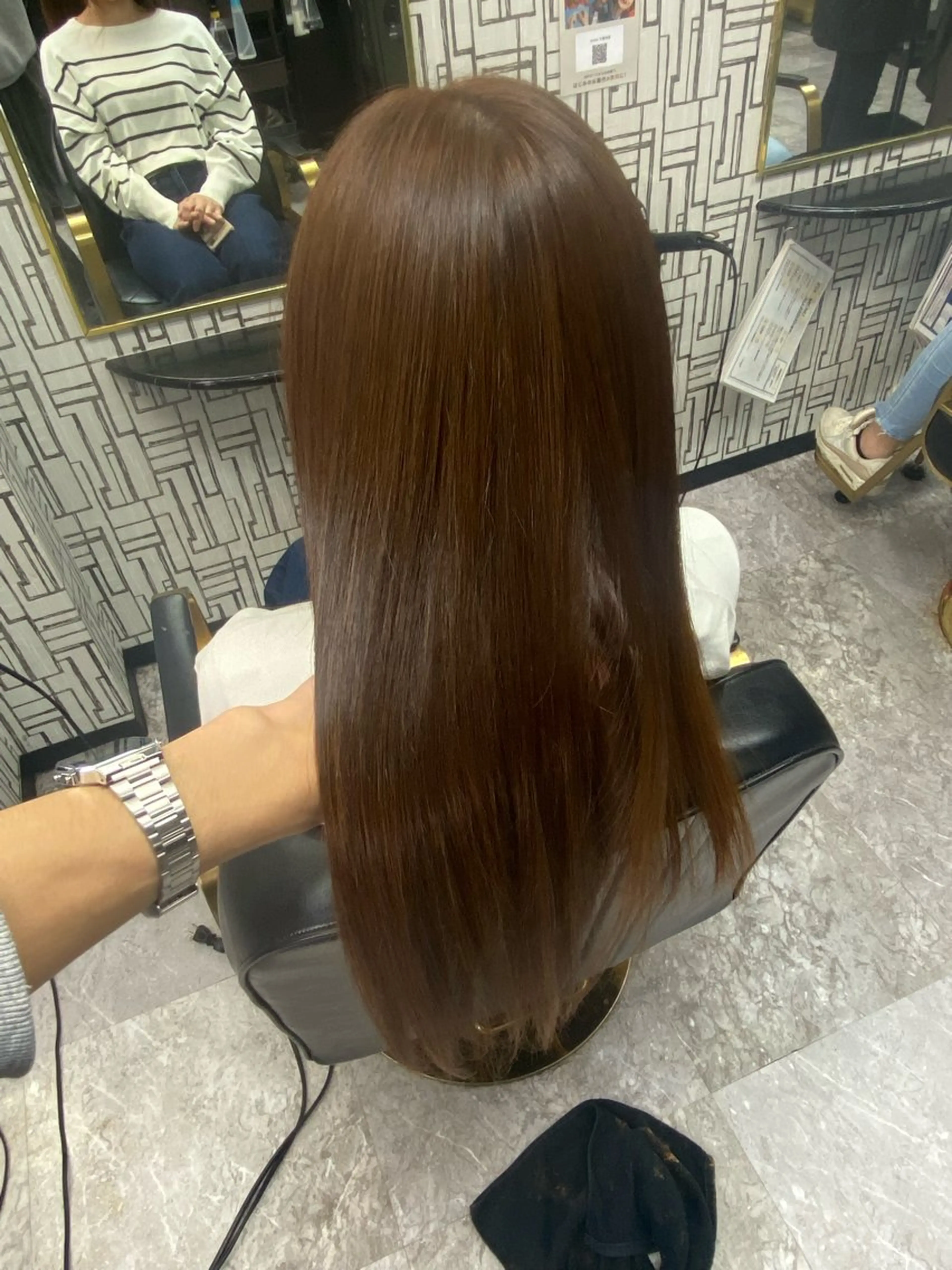 ロング ヘアカラー 池田 亮雅のヘアスタイル