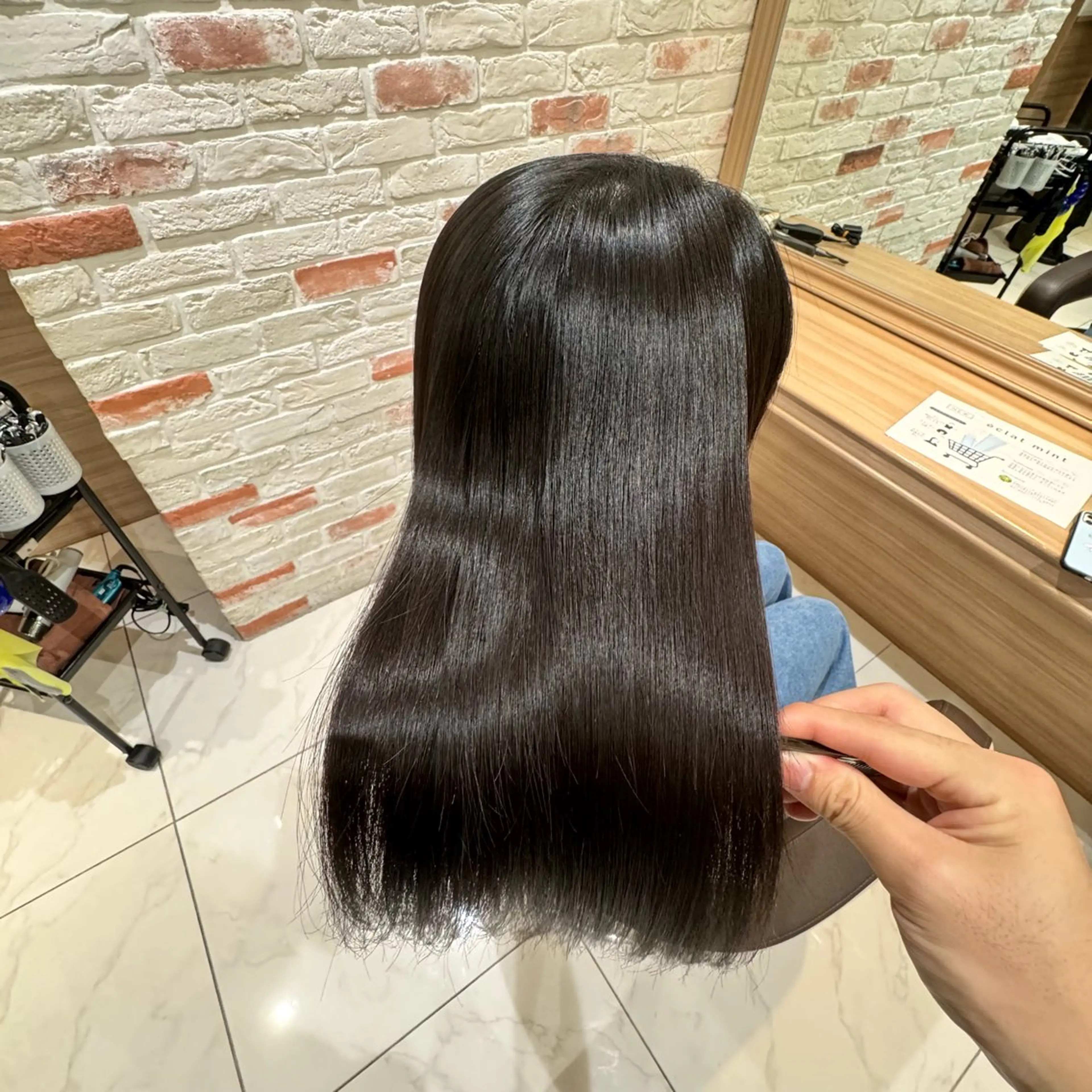 ロング 縮毛矯正 トリートメント ✨美髪／縮毛矯正 講師 ／塚田健✨のヘアスタイル