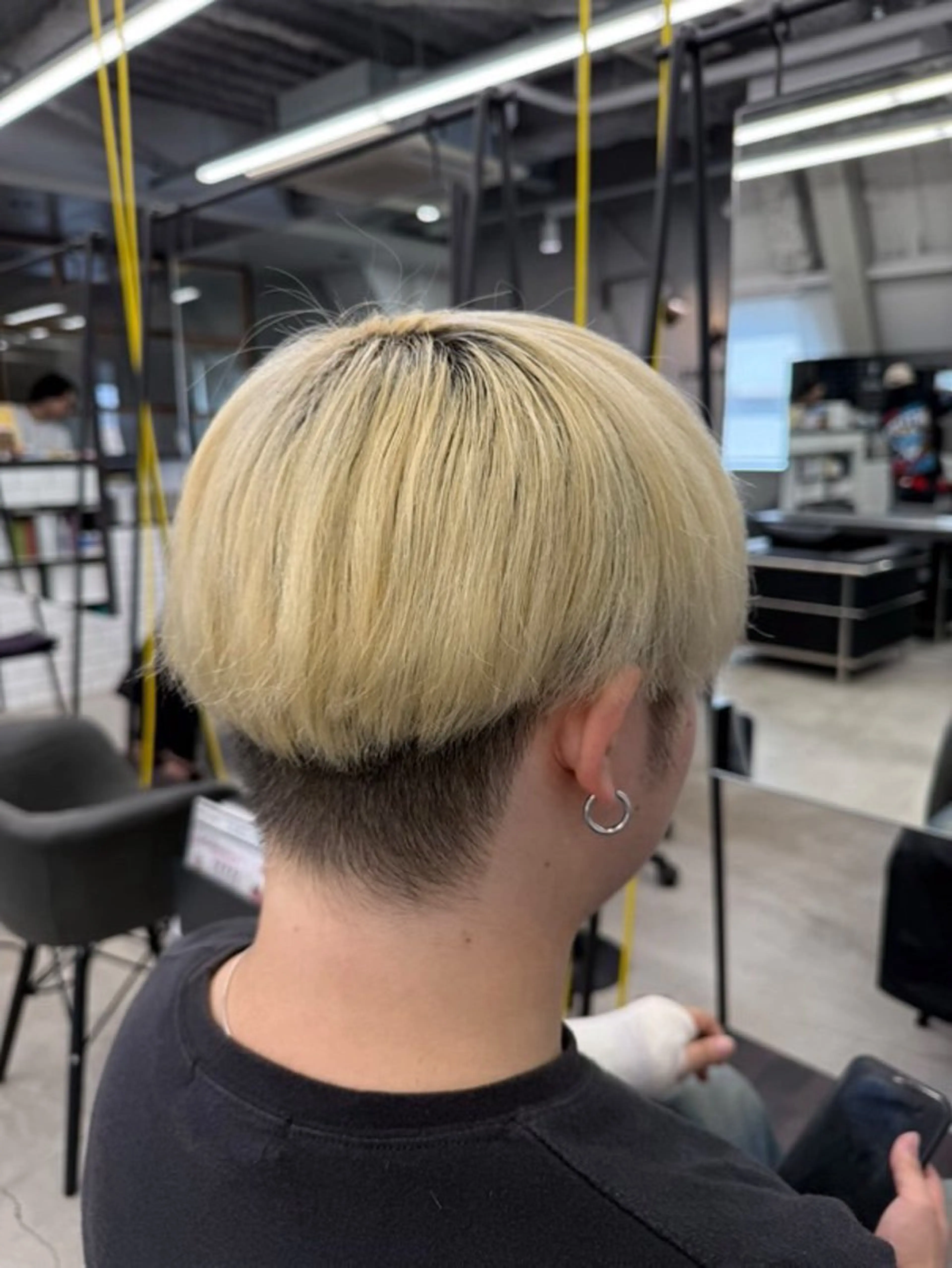 メンズ マッシュ 刈り上げ カラー🌷 Koumeのヘアスタイル