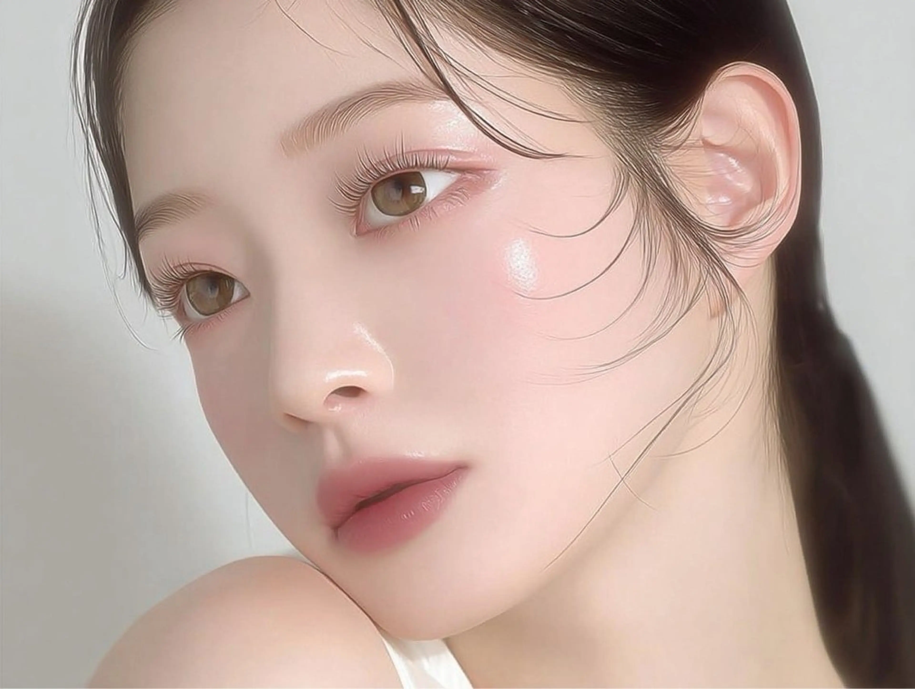 マツエク・マツパ 束感まつ毛 フラットラッシュ 韓国風マツエク ナチュラル 一重×まつ毛パーマ kokone /天王寺🍒のマツエク・マツパデザイン