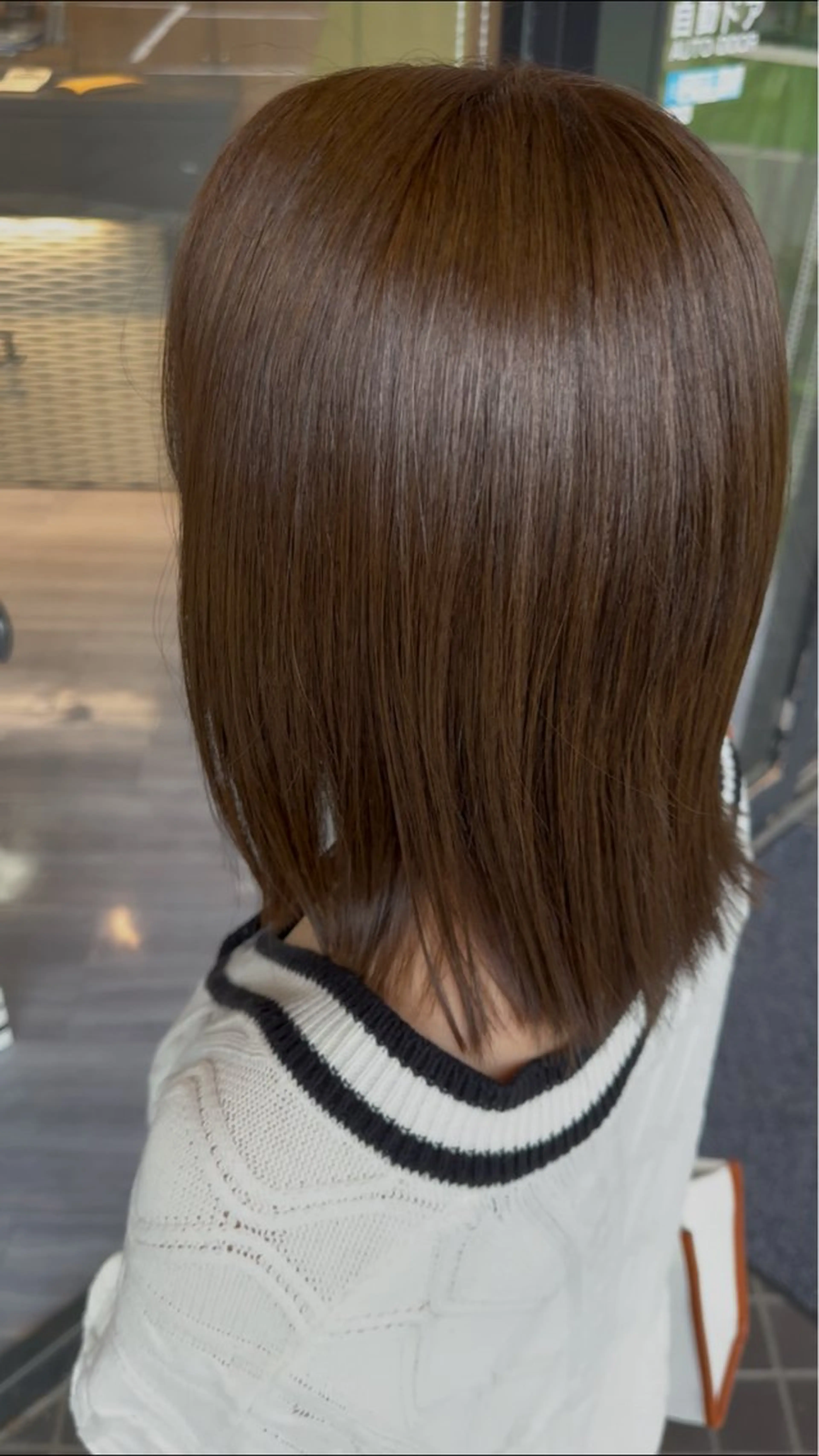 ミディアム カラー ベージュカラー ヘーゼル arika オケシ　リョウダイのヘアスタイル