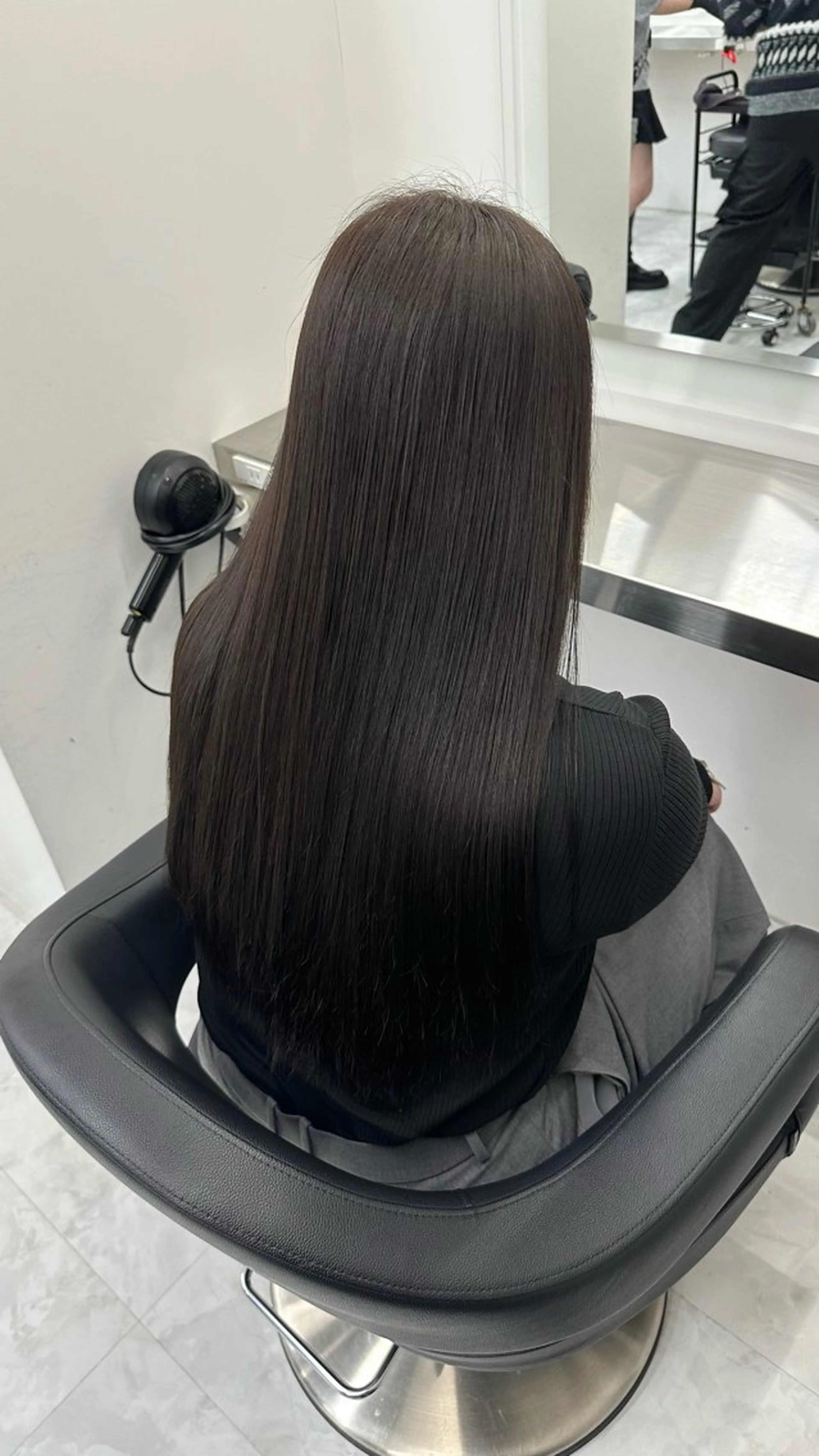 ロング カラー ヘアアレンジ カット 縮毛矯正 トリートメント ヘッドスパ ヘアセット 大人っぽ中韓レディ ヘア🤍MAOのヘアスタイル