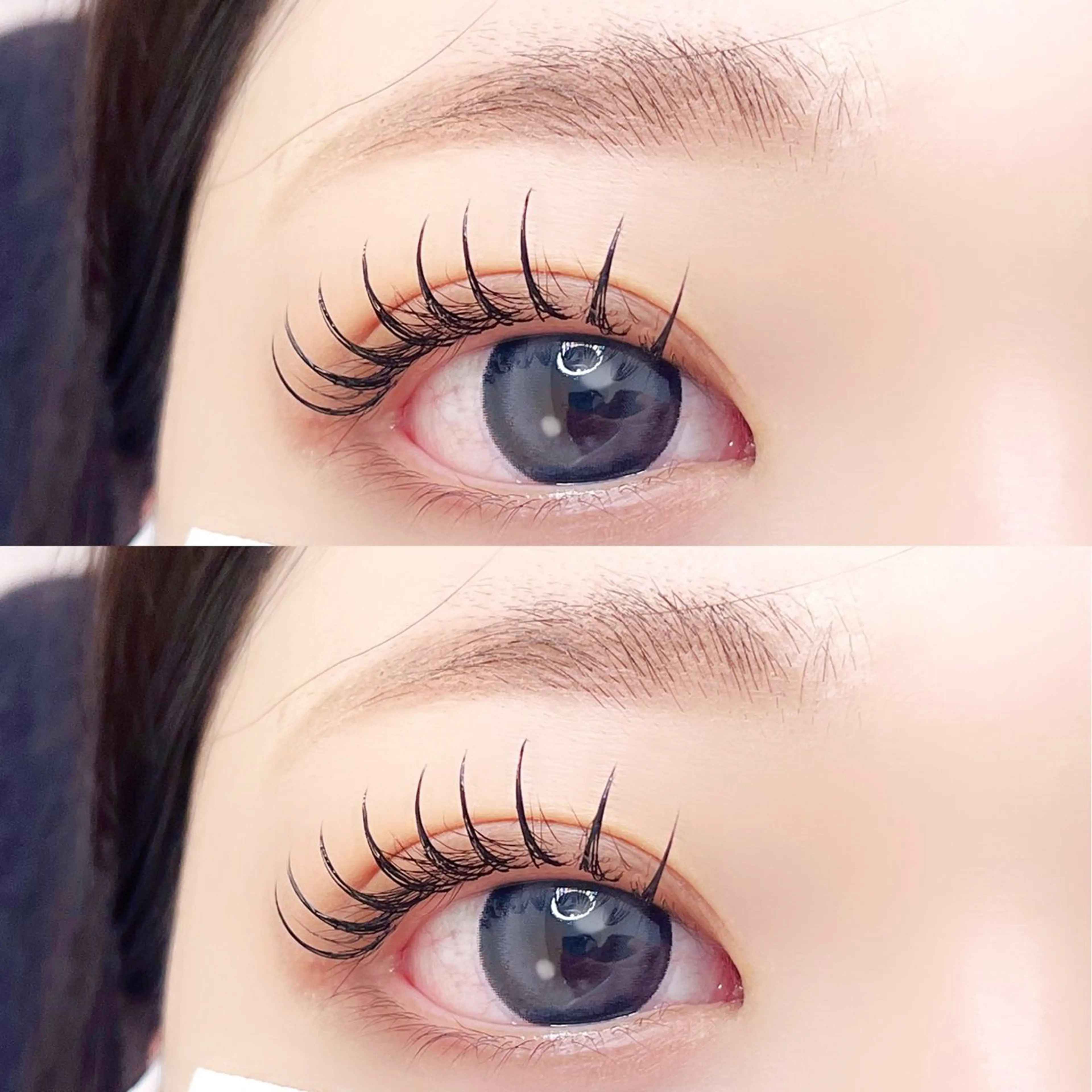 🩶セットでお得に🩶【初回限定】フラットラッシュ120本までつけ放題× アイブロウwax 🤍お得なオプション付き✨の写真