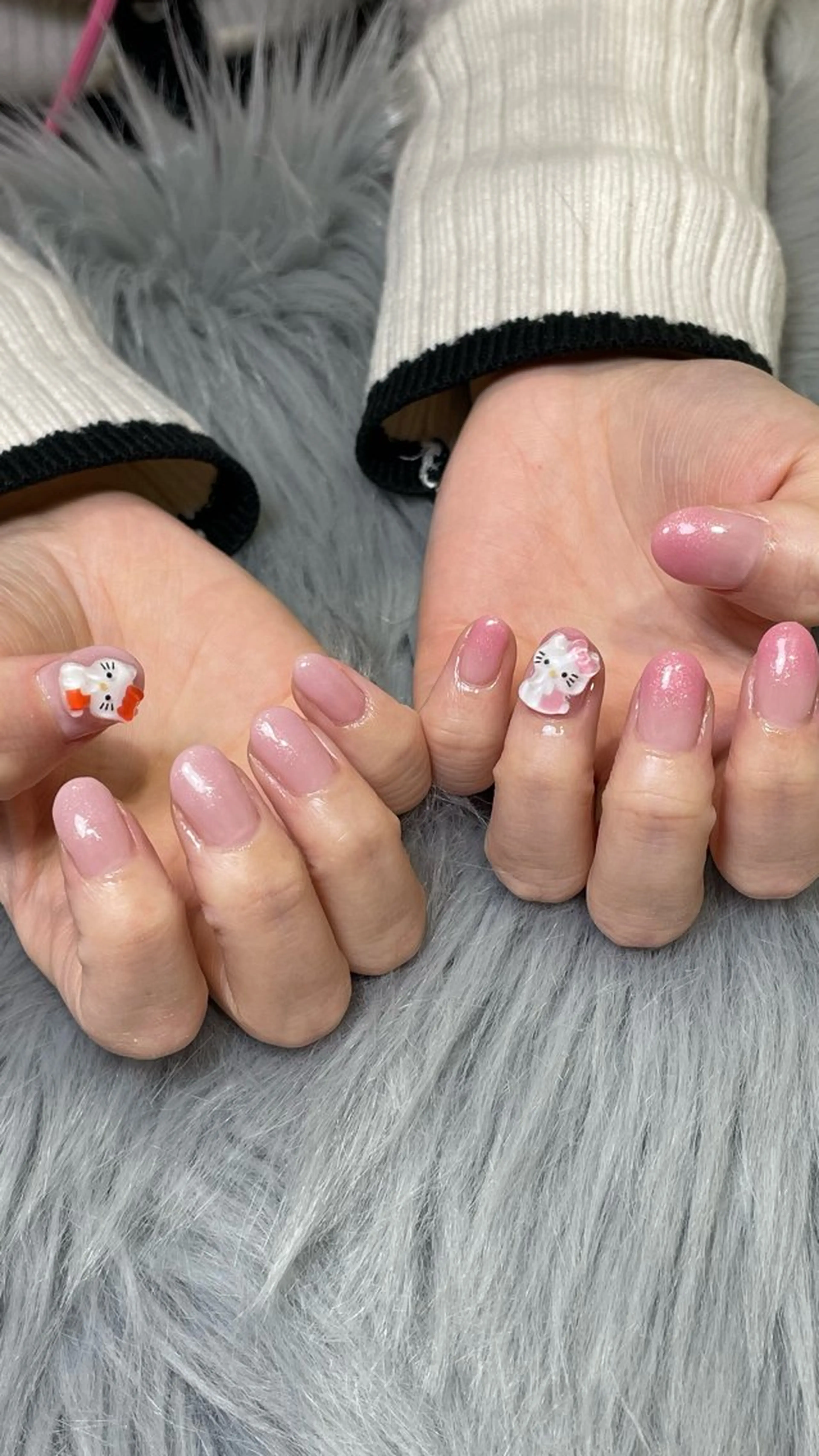 ネイル ラメ(グリッター) ハンドネイル RICO Nail パーツつけ放題🌈のネイルデザイン