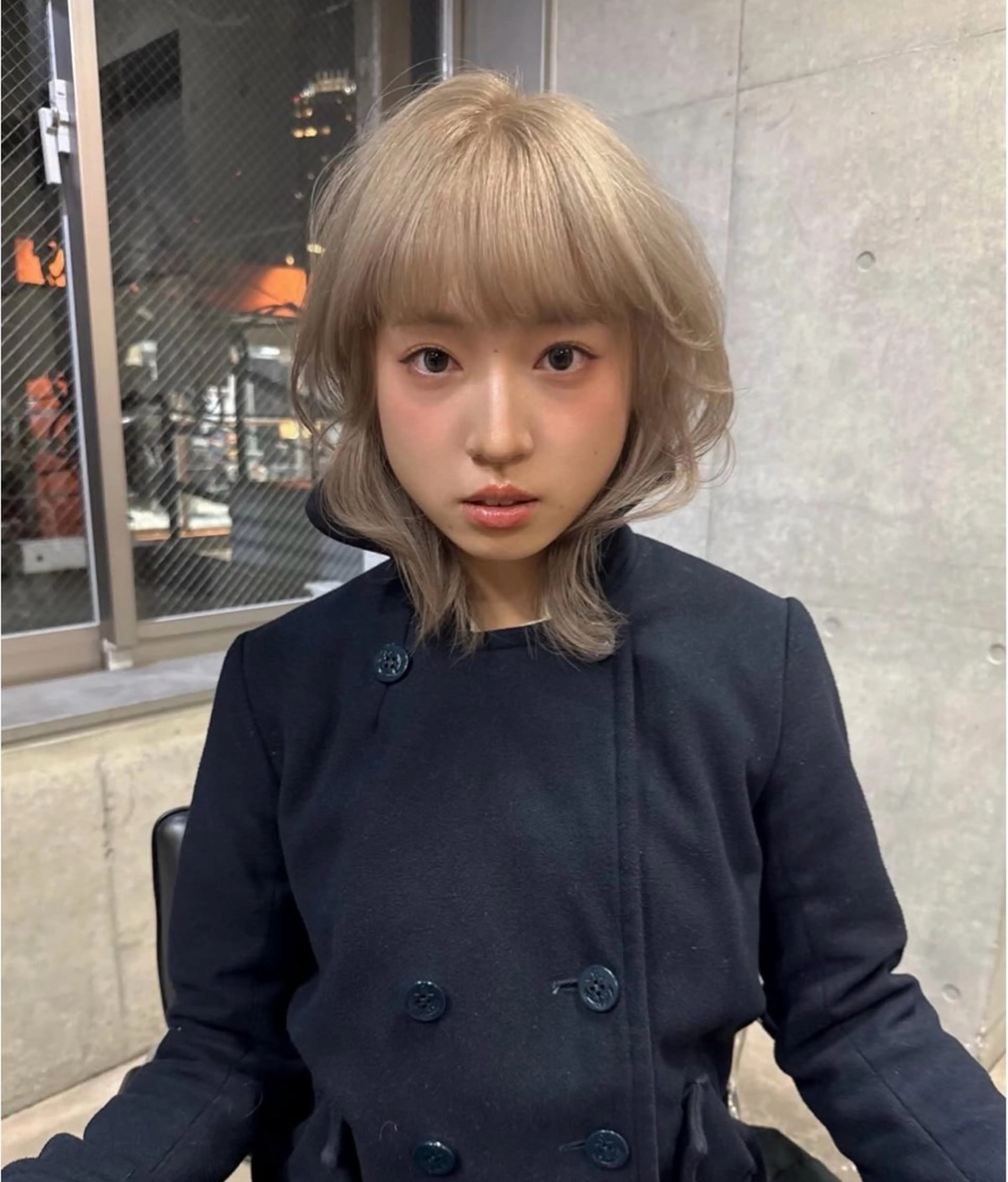 ミディアム カラー ベージュカラー ミルクティーベージュ 🫧カラーモデル募集 🫧Hiyuのヘアスタイル