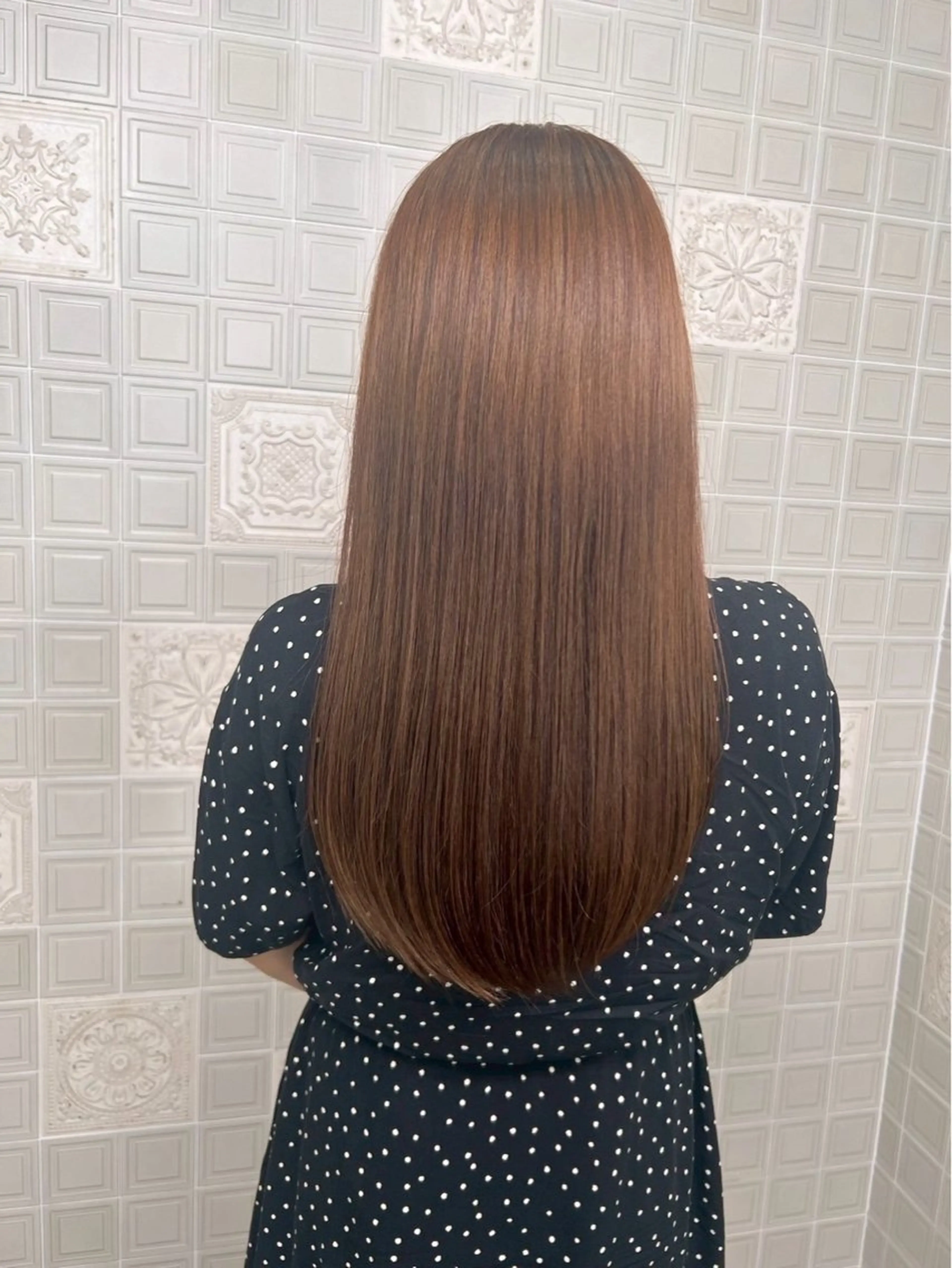 ロング カラー カット ヘアカラー Hinata🌼 カラー、縮毛矯正🎀のヘアスタイル